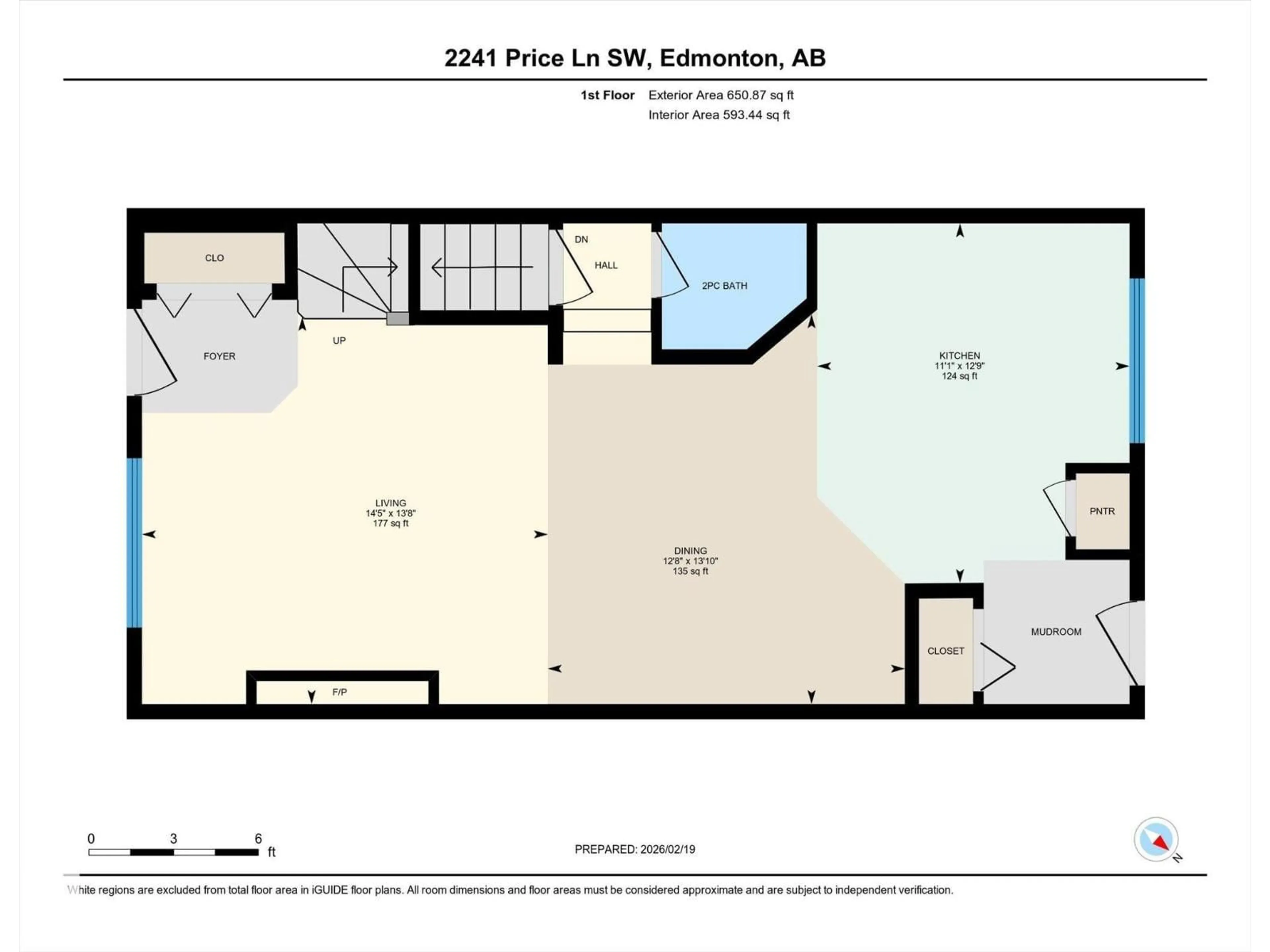 Floor plan for 2241 PRICE LN, Edmonton Alberta T6W3V9