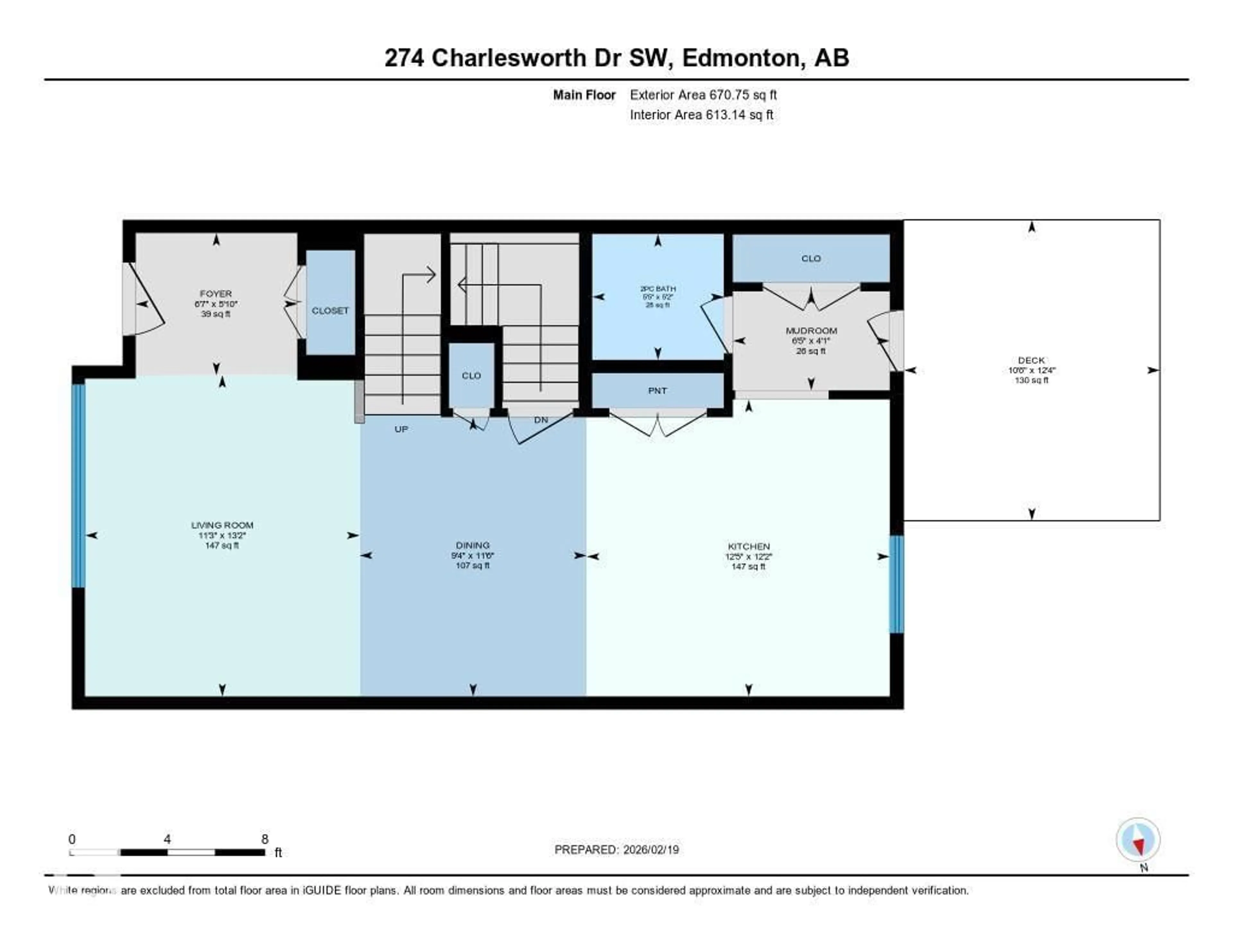 Floor plan for 274 CHARLESWORTH DR, Edmonton Alberta T6K2J3