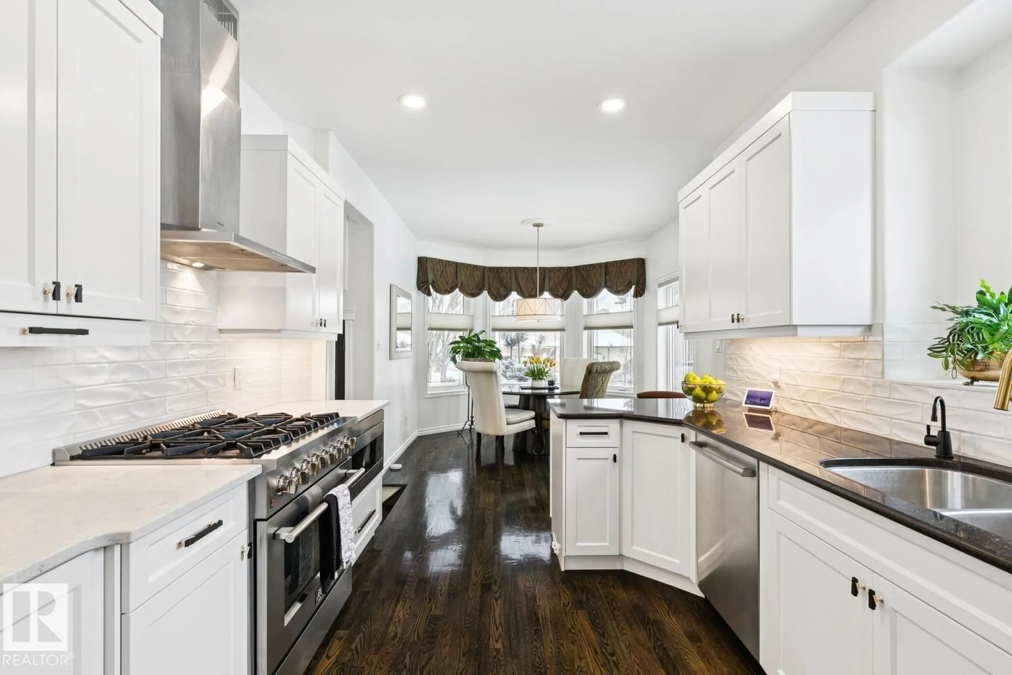 Contemporary kitchen, ceramic/tile floor for 22 PRESTIGE PT, Edmonton Alberta T6M2T3