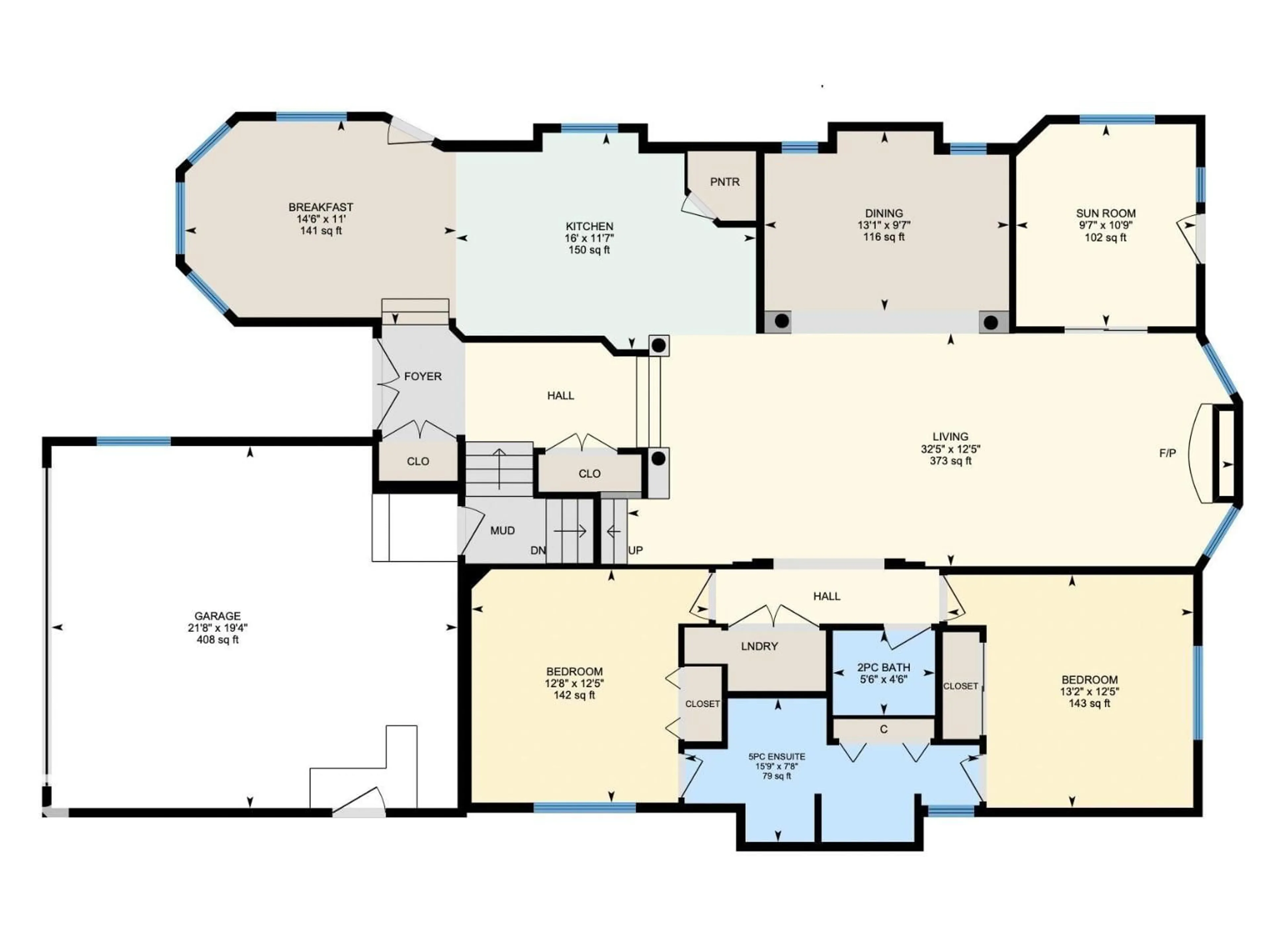 Floor plan for 22 PRESTIGE PT, Edmonton Alberta T6M2T3