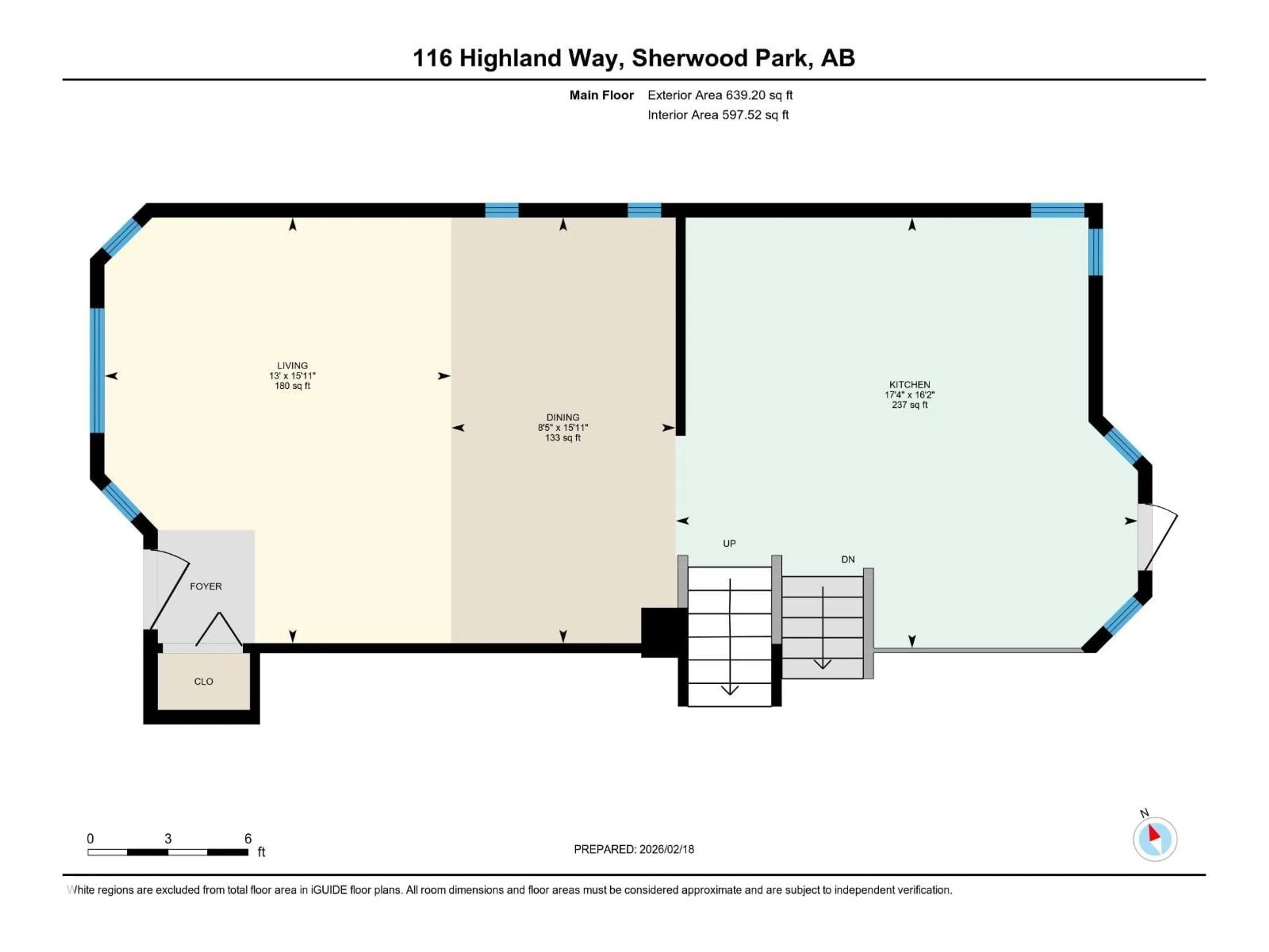 Floor plan for 116 HIGHLAND WY, Sherwood Park Alberta T8A5M6