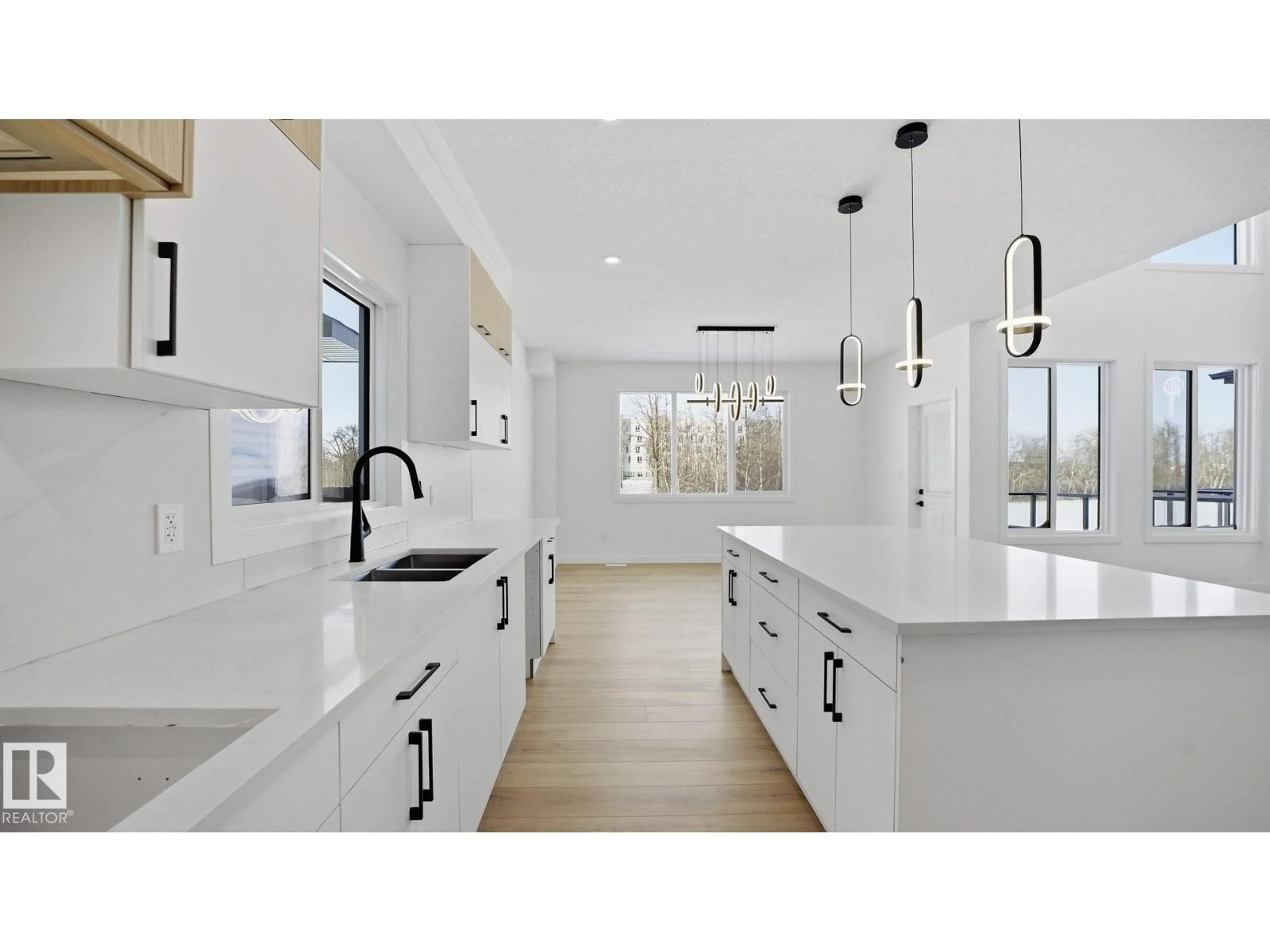 Open concept kitchen, ceramic/tile floor for 43 NORWYCK WY, Spruce Grove Alberta T7X3G5