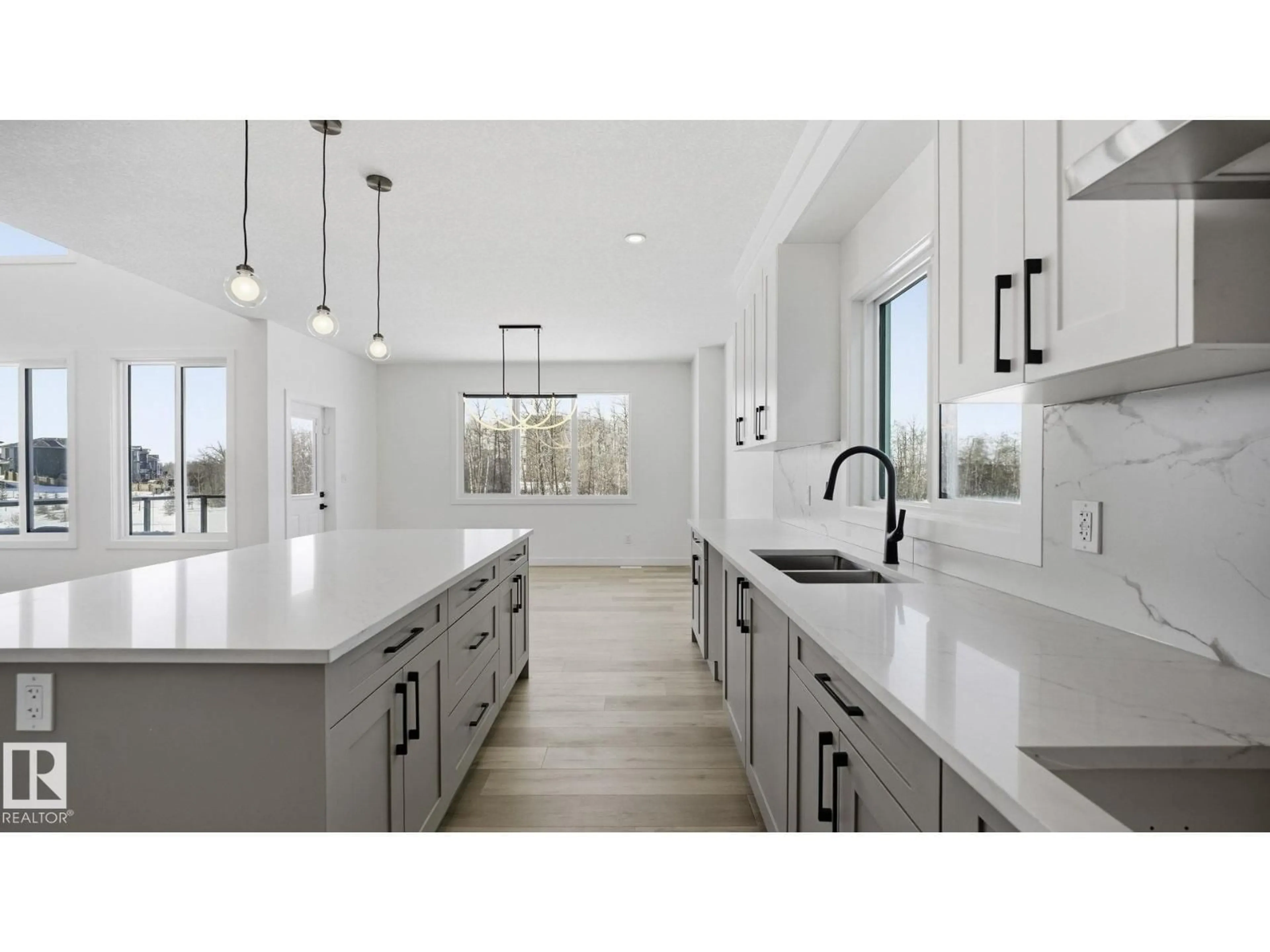 Open concept kitchen, ceramic/tile floor for 45 NORWYCK WY, Spruce Grove Alberta T7X3G5