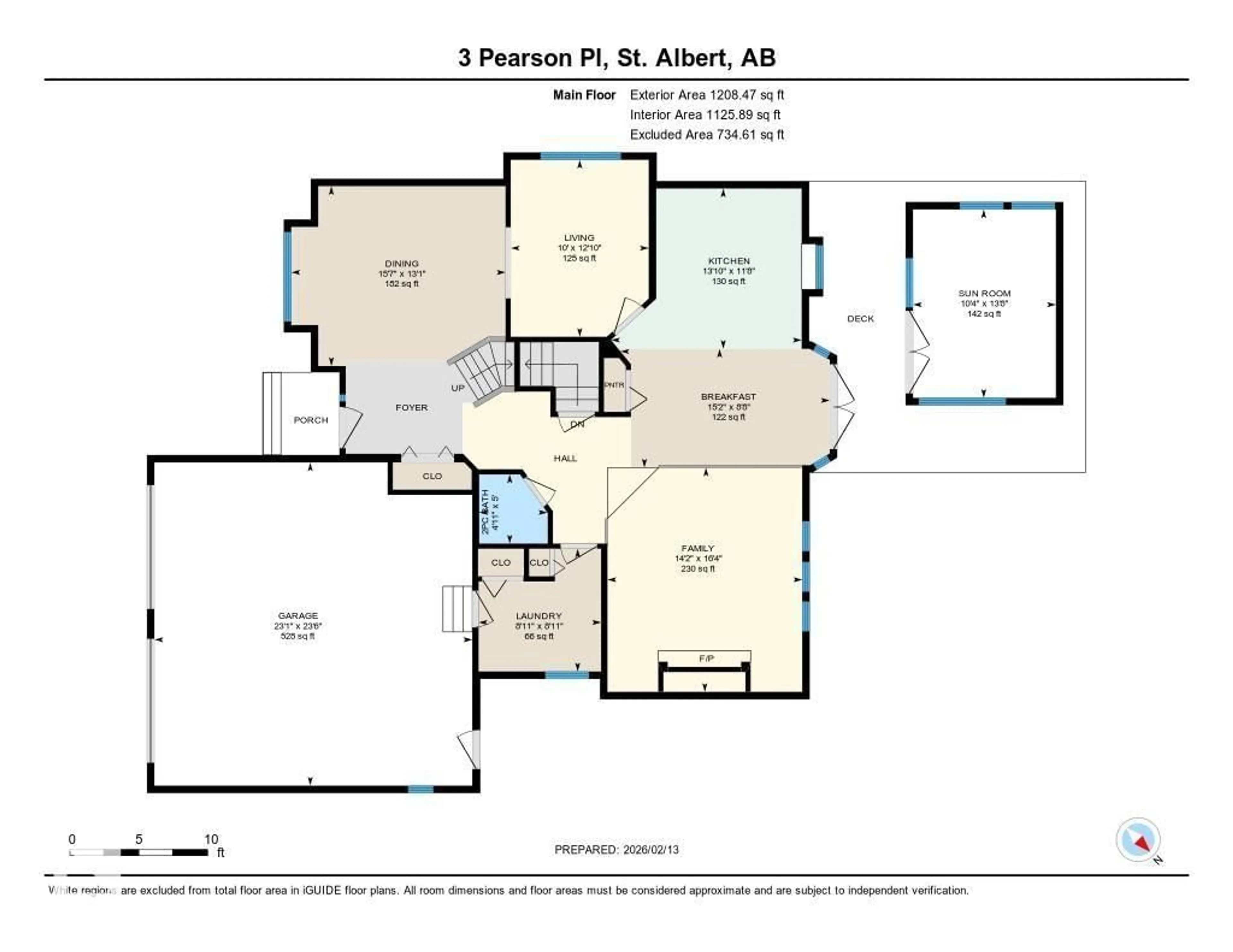 Floor plan for 3 PEARSON PL, St. Albert Alberta T8N4T1