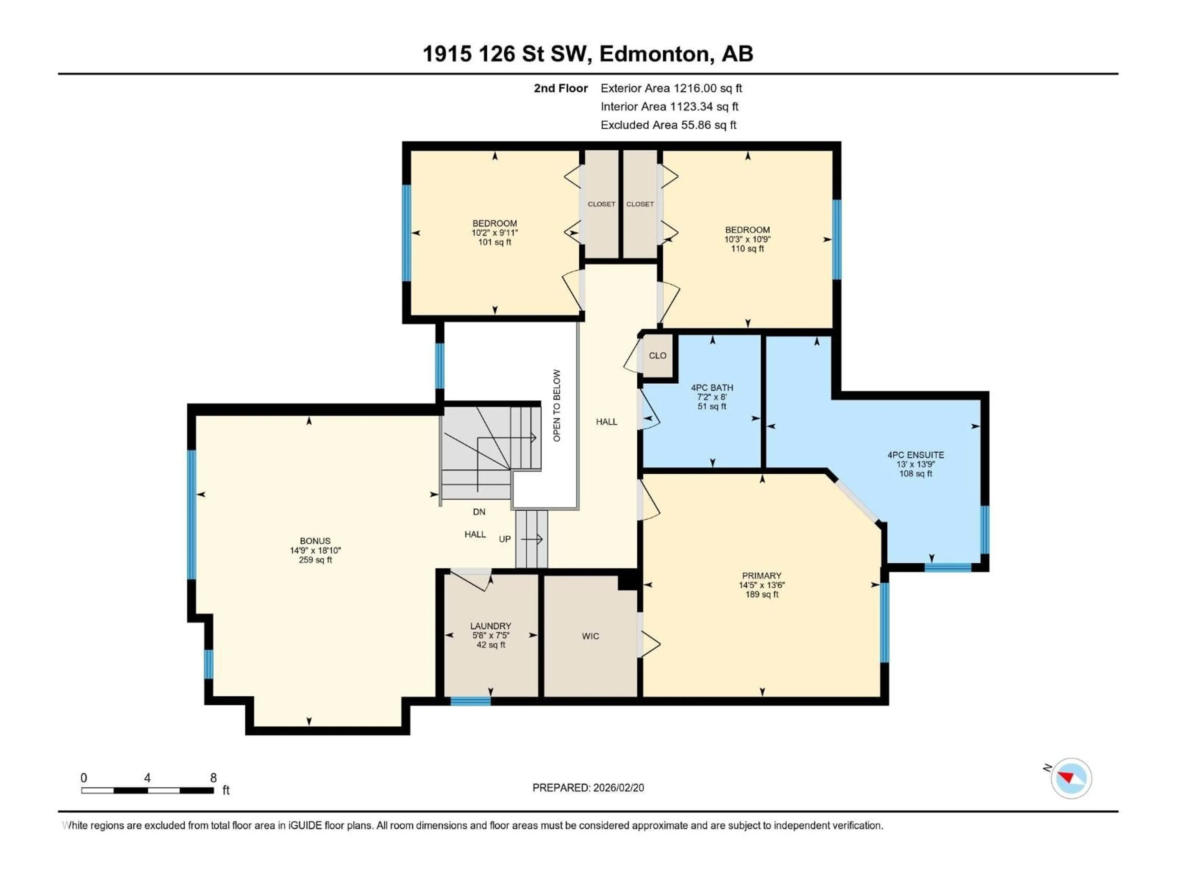 Floor plan for SW - 1915 126 ST, Edmonton Alberta T6W0A5