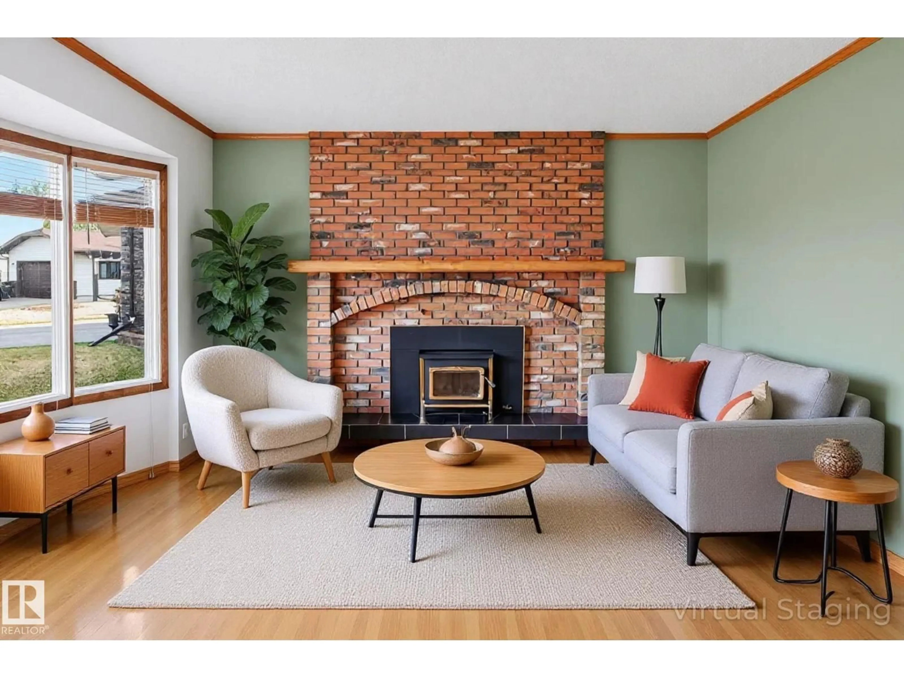 Living room with furniture, unknown for 3917 43 AV, Leduc Alberta T9E4V6