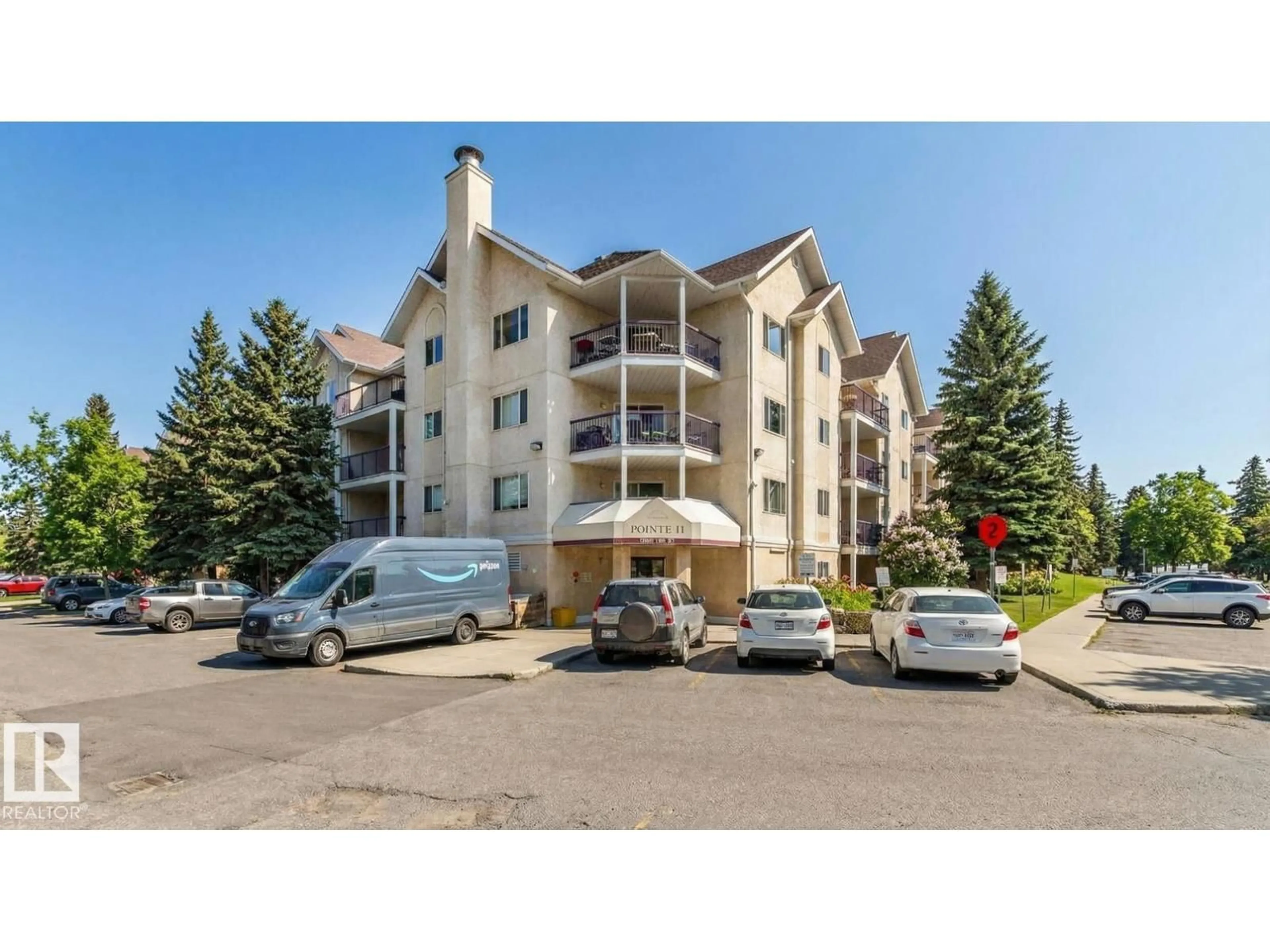 A pic from outside/outdoor area/front of a property/back of a property/a pic from drone, unknown for #446 - 10636 120 ST NW, Edmonton Alberta T5H4L5