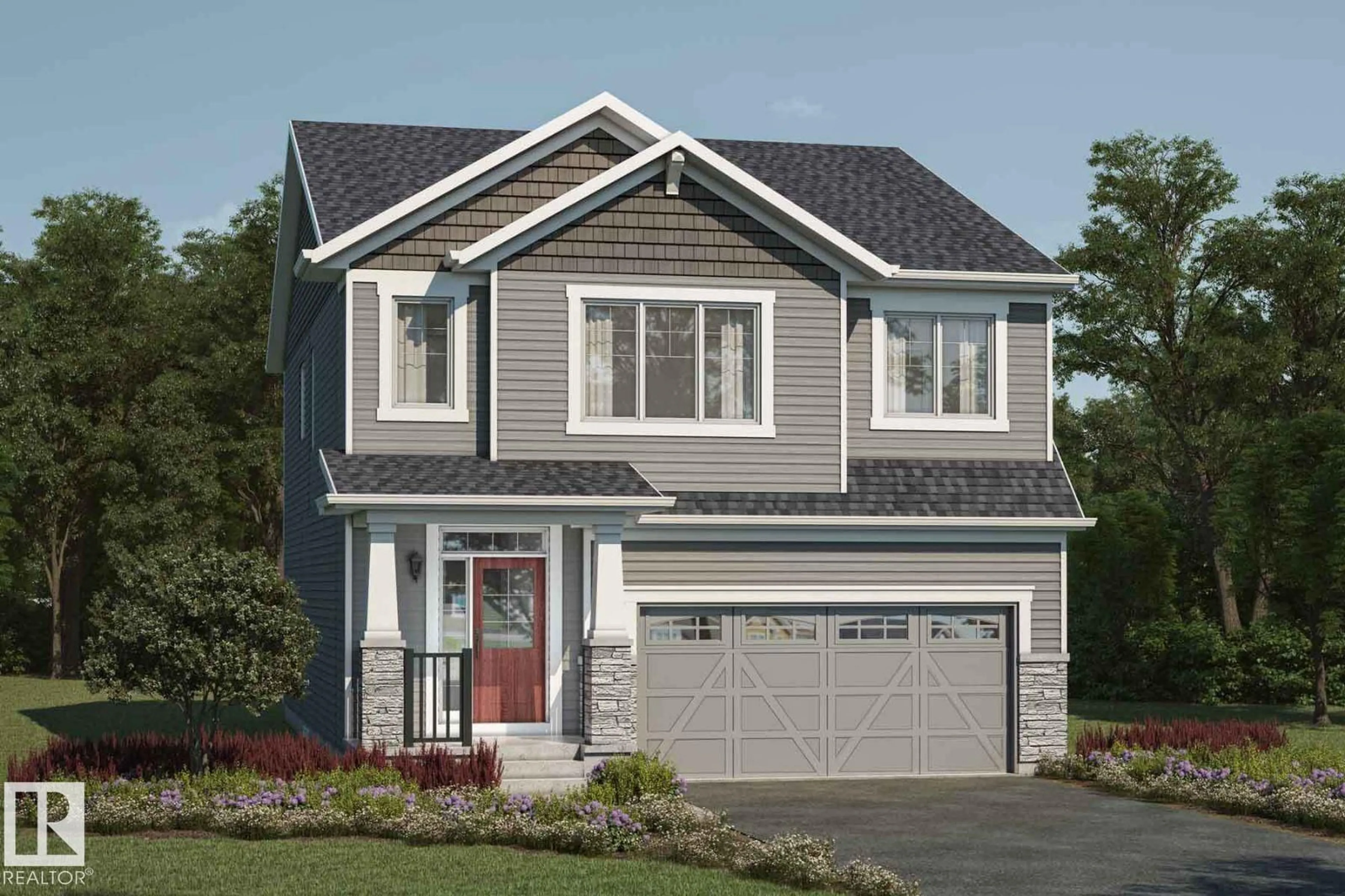 Home with vinyl exterior material, street for 20509 16A AV, Edmonton Alberta T6M3E5