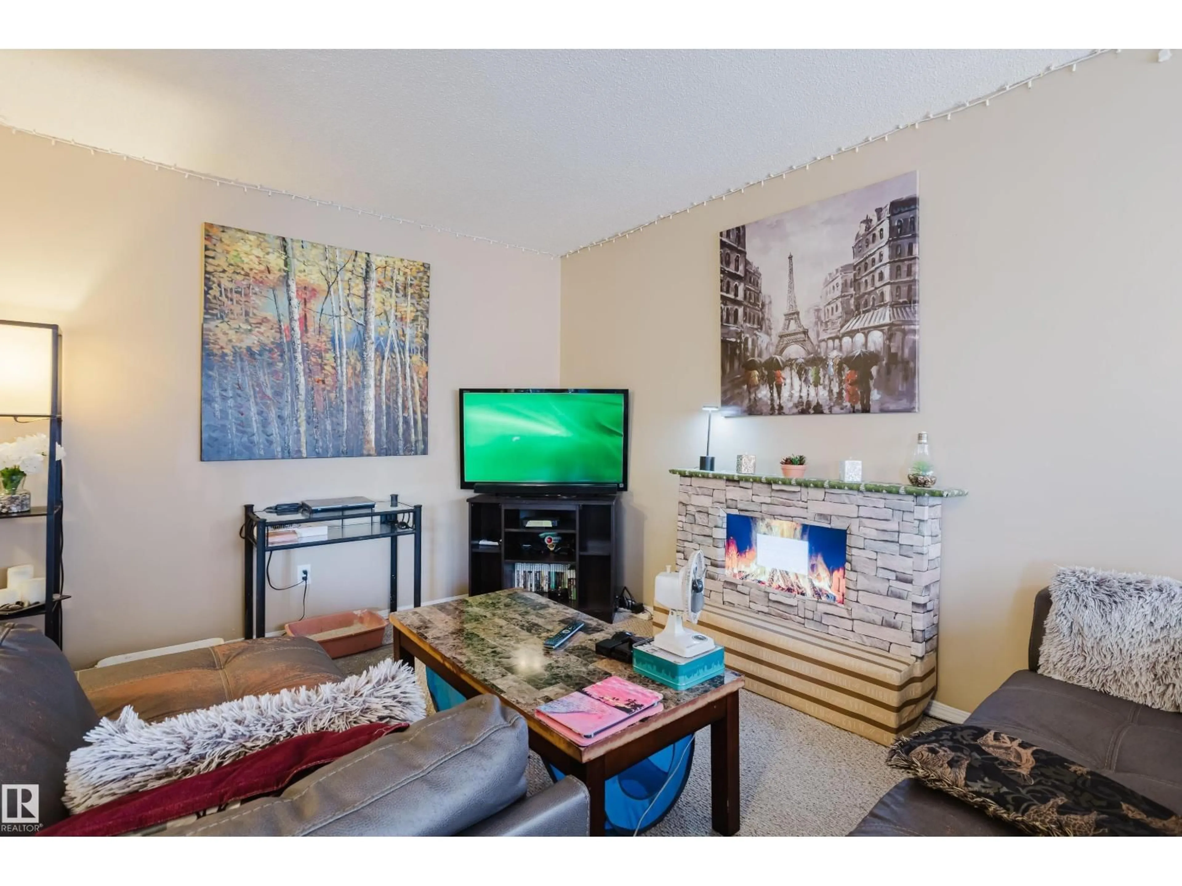 Living room with furniture, unknown for 402A - 2908 116A AV, Edmonton Alberta T5R4R7