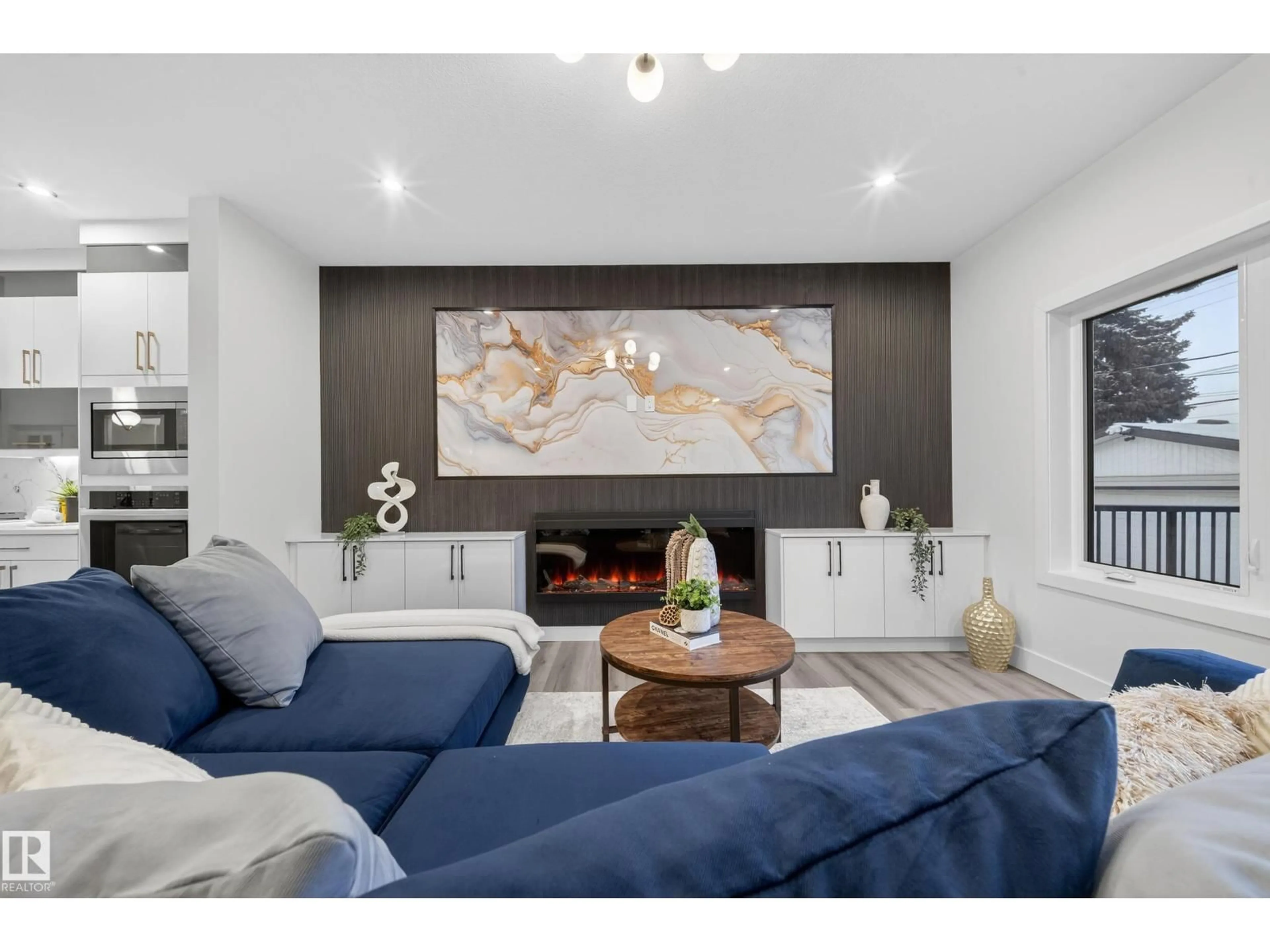 Living room with furniture, unknown for 9909 68 ST, Edmonton Alberta T6A2S6