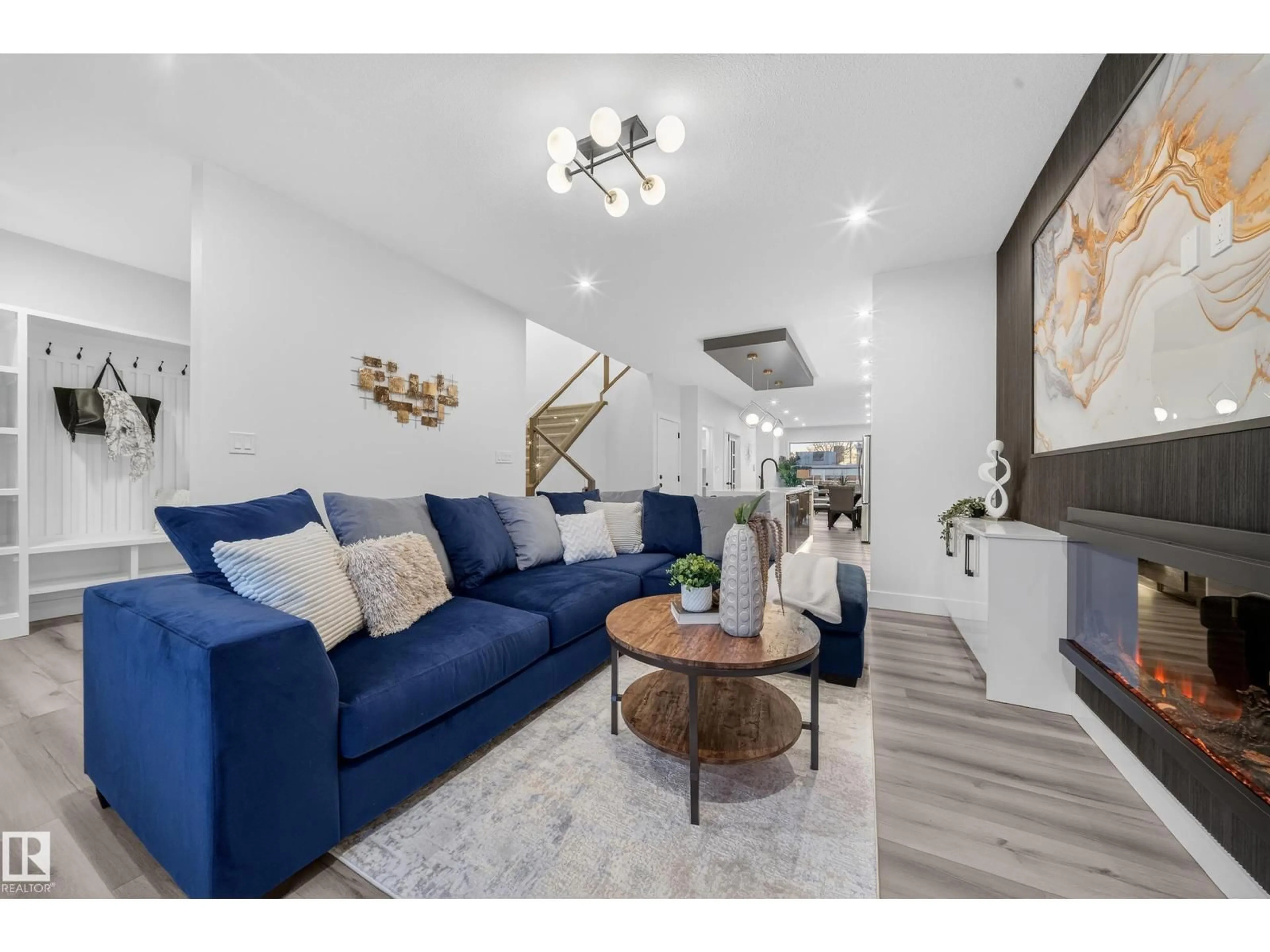 Living room with furniture, unknown for 9909 68 ST, Edmonton Alberta T6A2S6