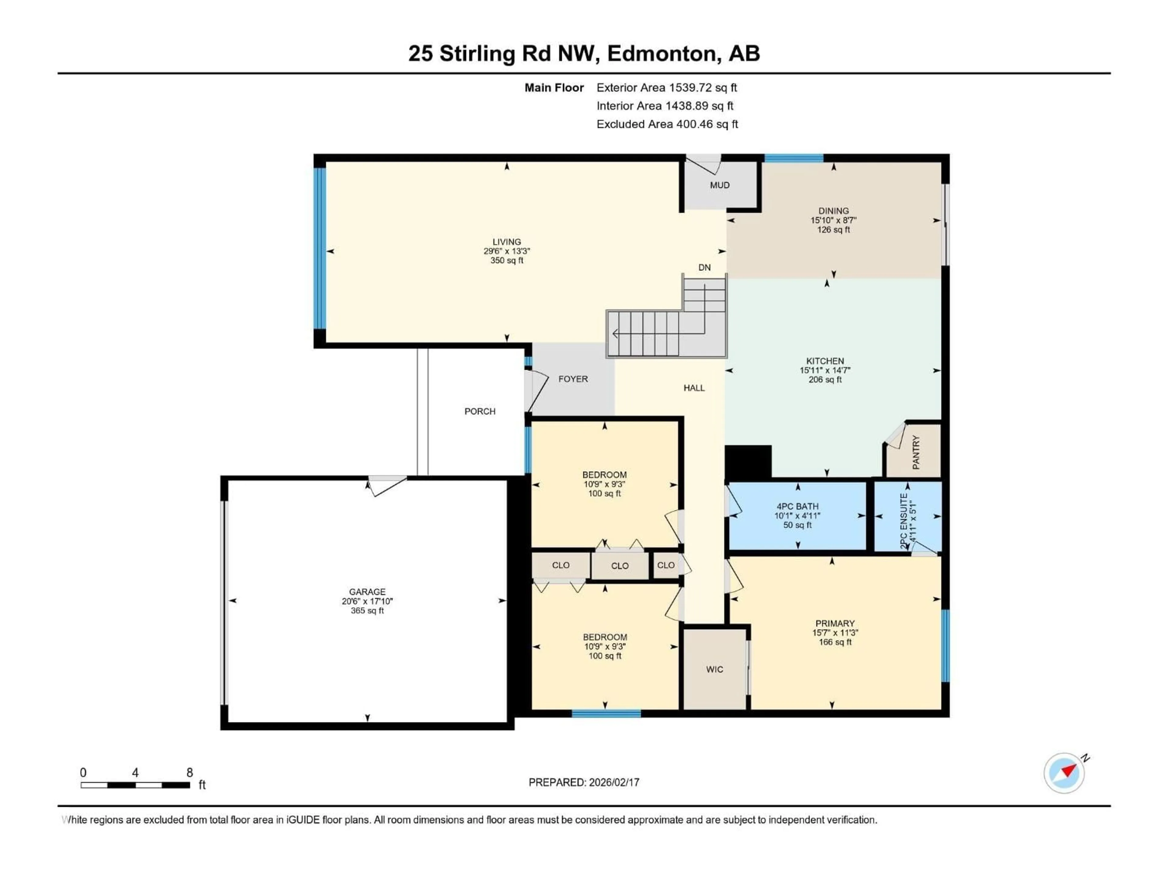 Floor plan for 25 STIRLING RD, Edmonton Alberta T5X4C2
