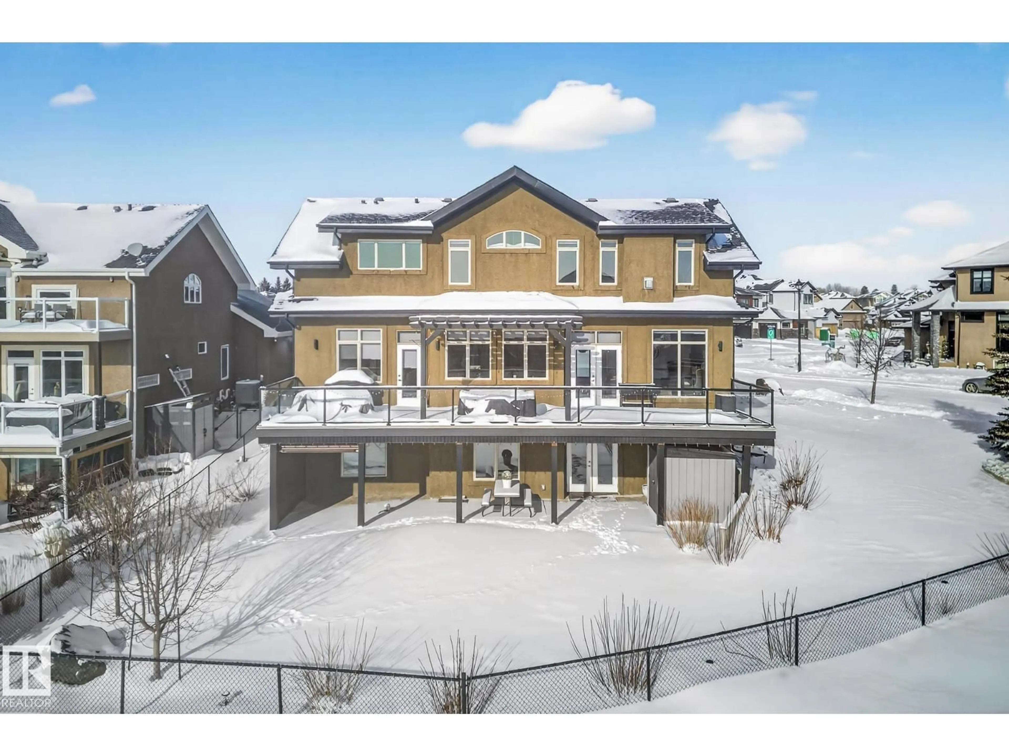 A pic from outside/outdoor area/front of a property/back of a property/a pic from drone, unknown for 4001 TRIOMPHE BV, Beaumont Alberta T4X0C4