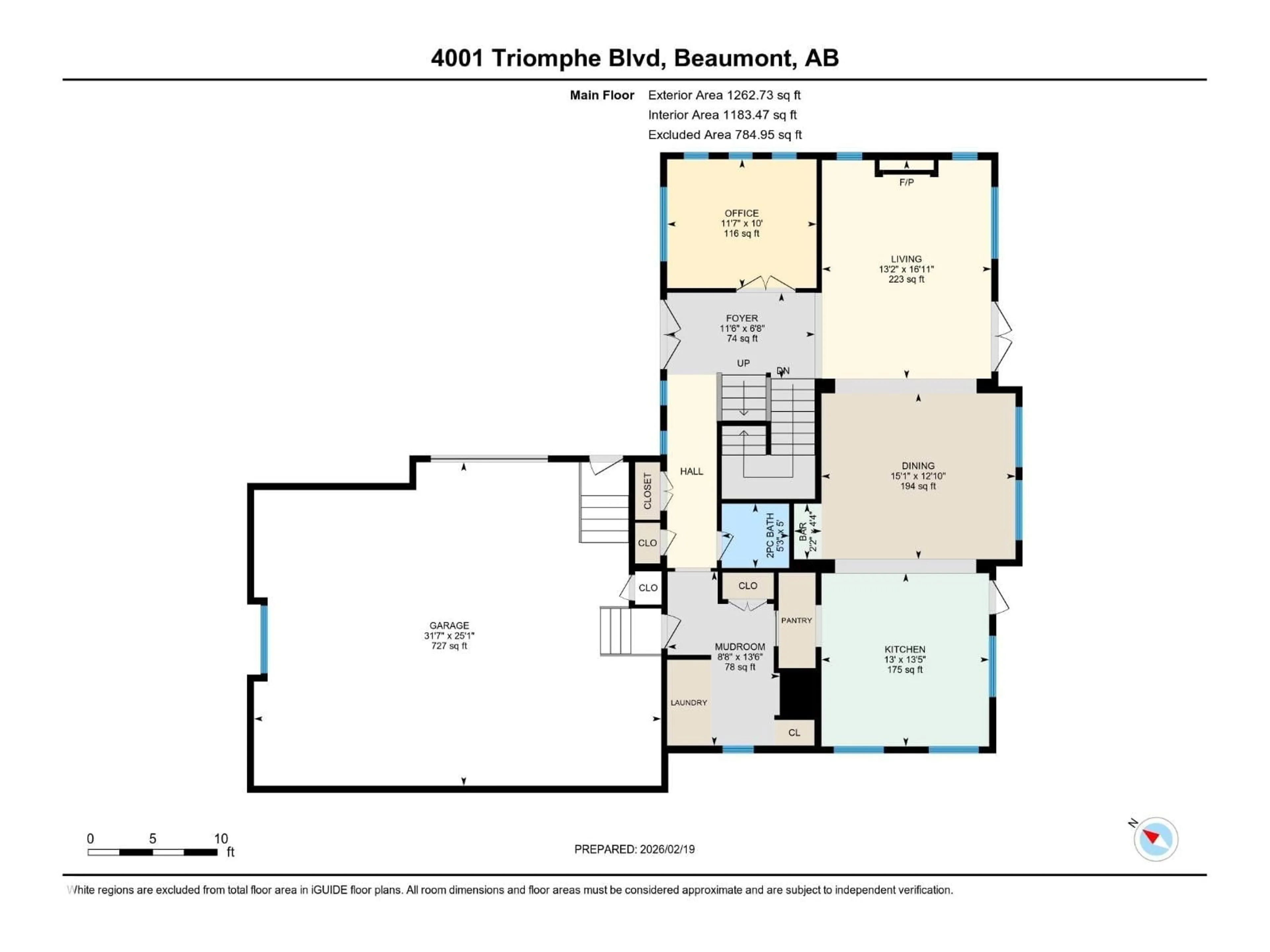 Floor plan for 4001 TRIOMPHE BV, Beaumont Alberta T4X0C4