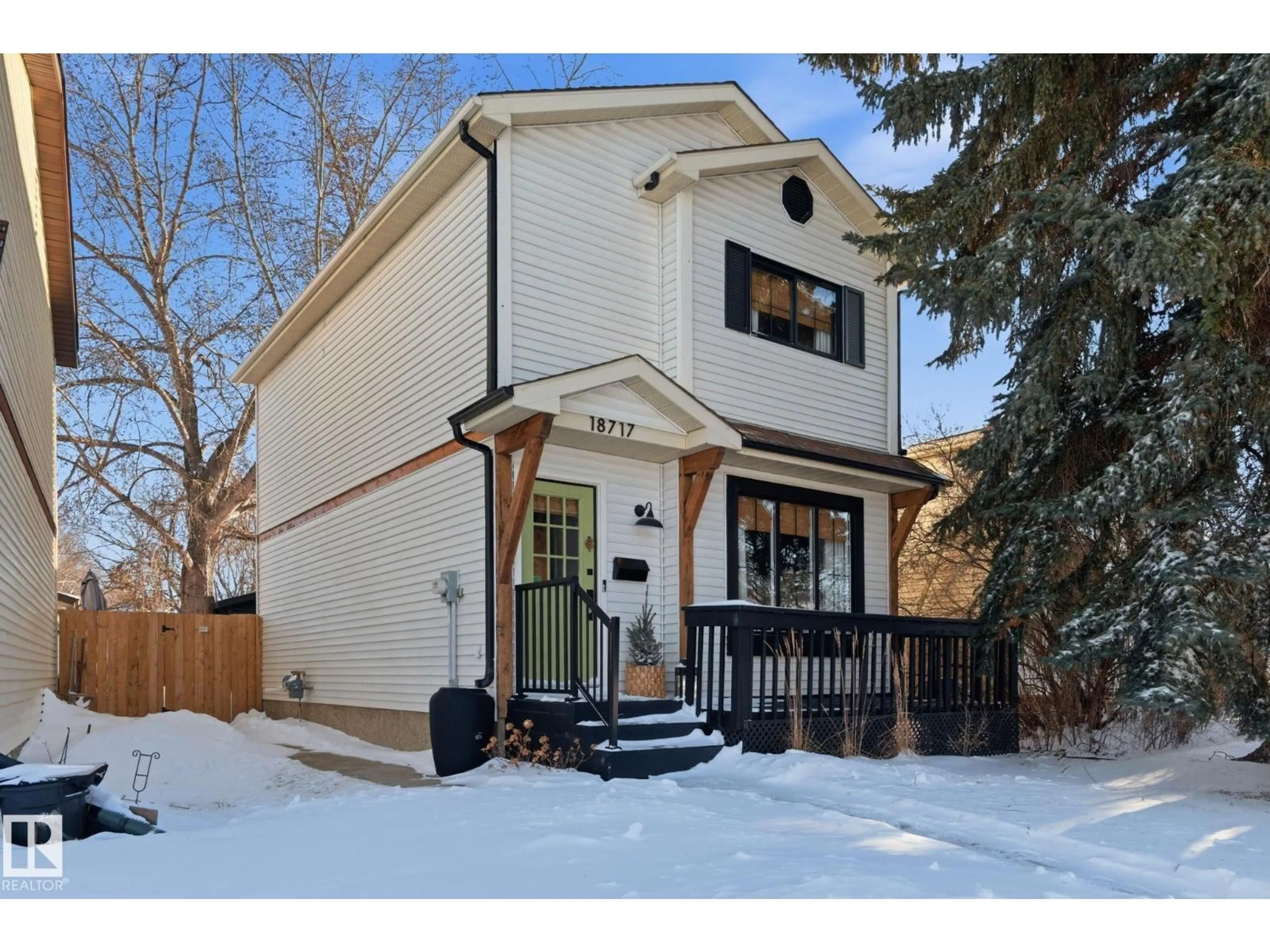 Home with brick exterior material, street for 18717 57 AV, Edmonton Alberta T6M2A6