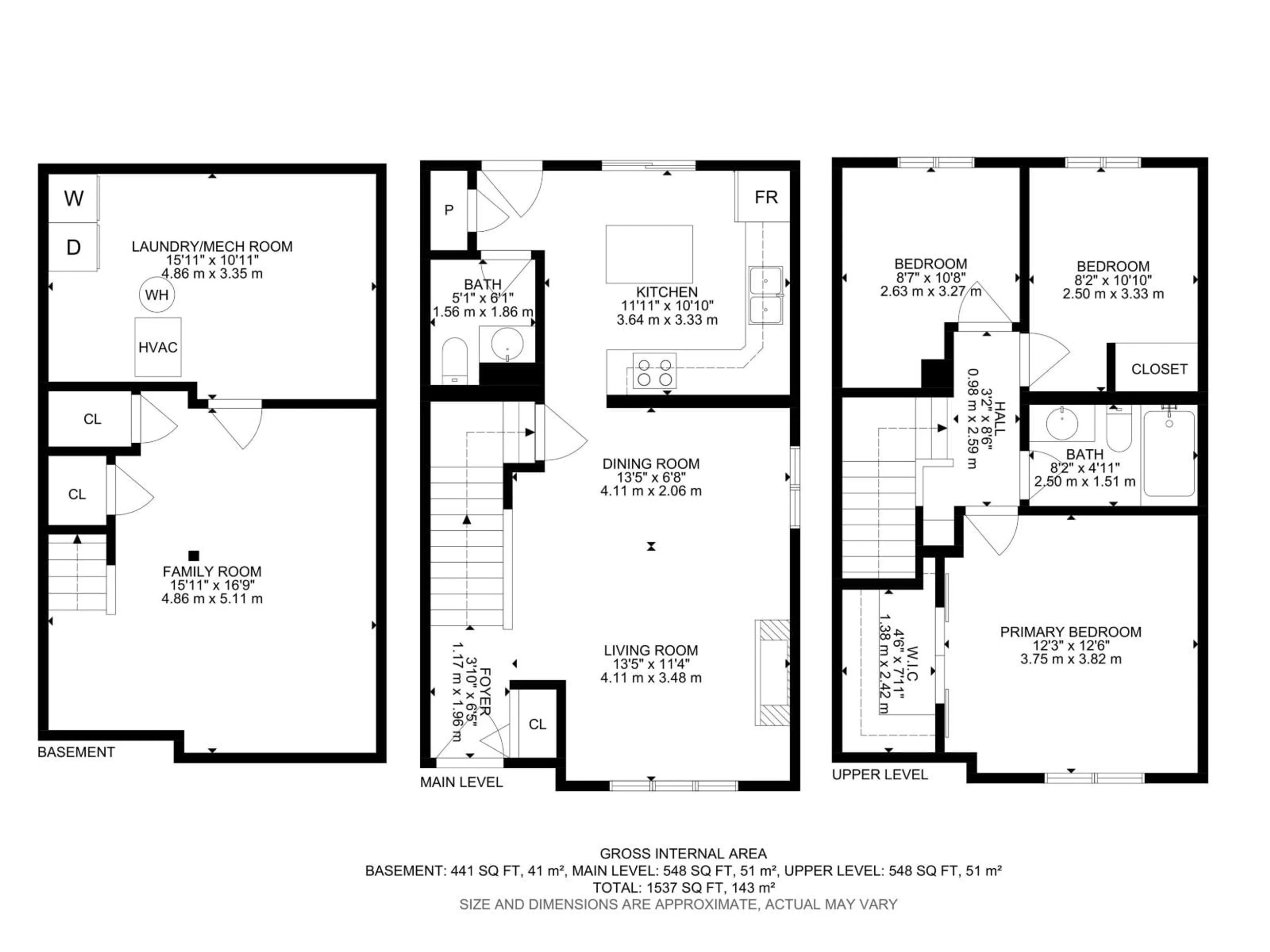 Floor plan for 18717 57 AV, Edmonton Alberta T6M2A6