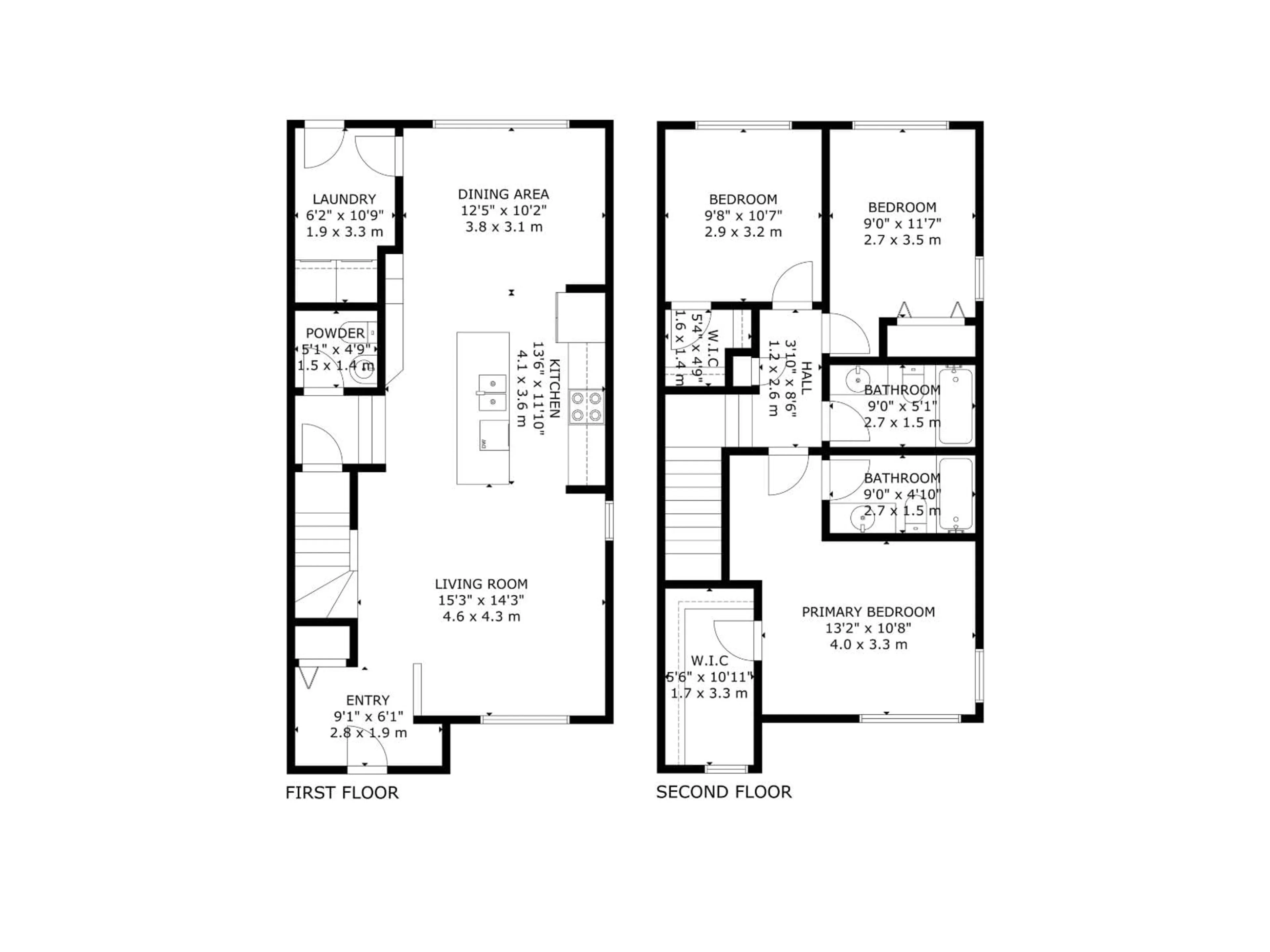 Floor plan for 1275 CHAPPELLE BV, Edmonton Alberta T6W3R1