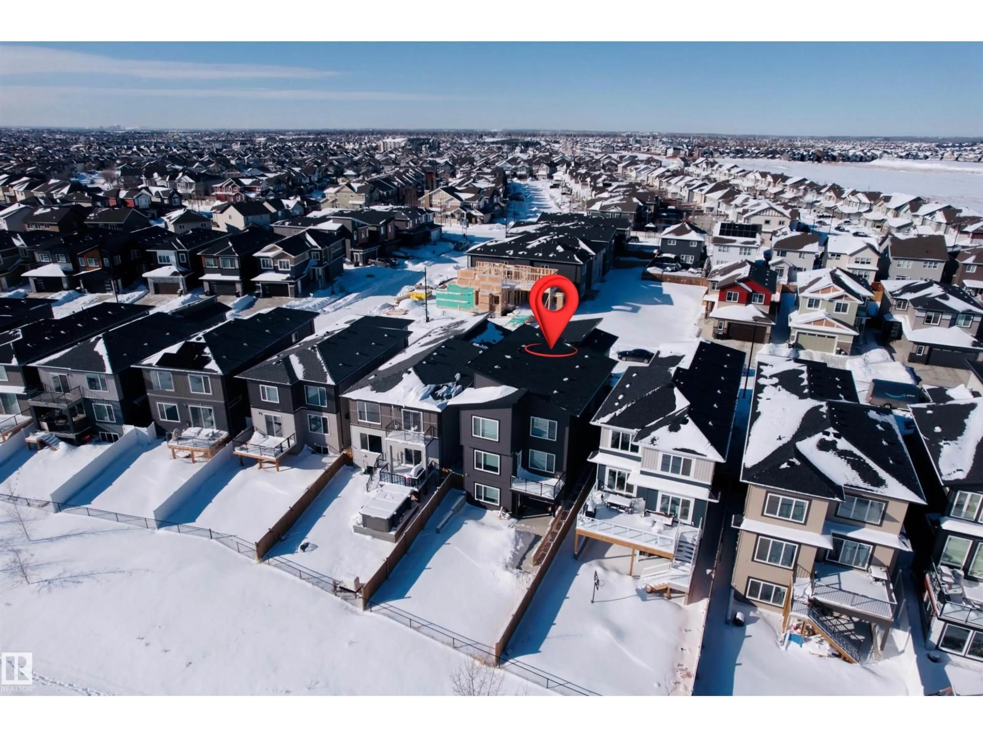 A pic from outside/outdoor area/front of a property/back of a property/a pic from drone, unknown for NW - 17315 68 ST, Edmonton Alberta T5Z0W4