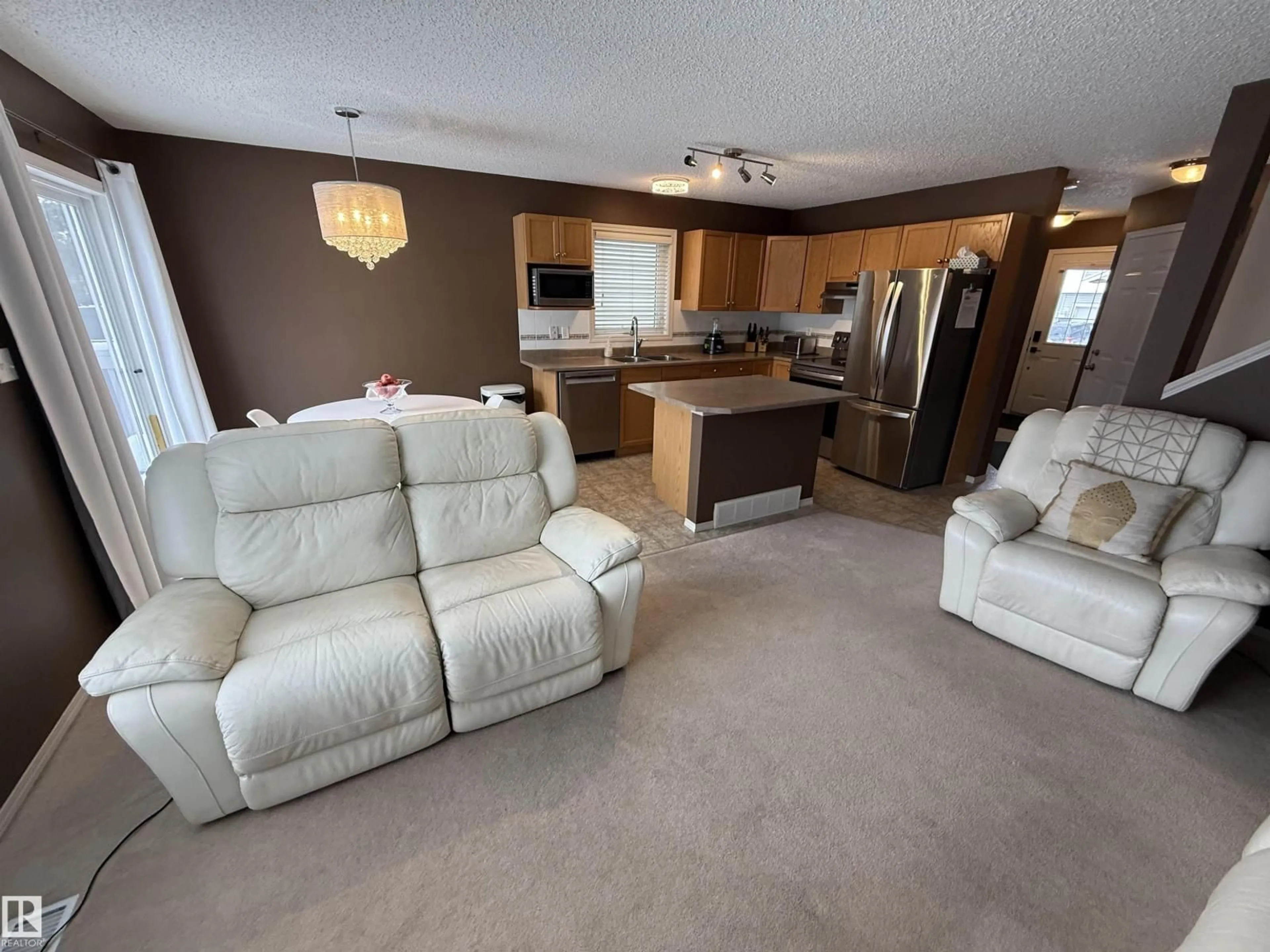 Living room with furniture, unknown for 2021 - 19 GRANTHAM CT, Edmonton Alberta T5T6V7