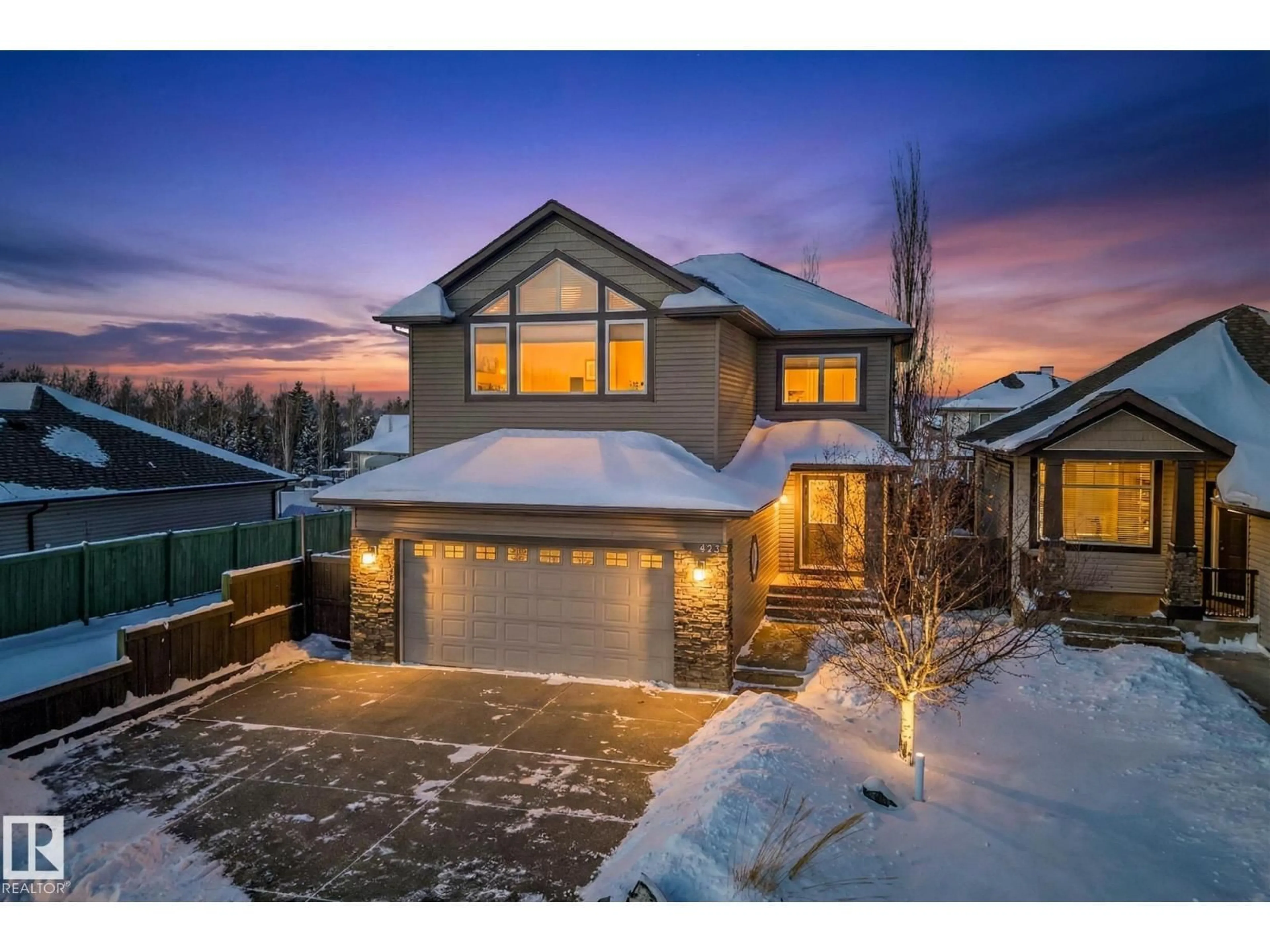Home with brick exterior material, street for 6029 CAMERON CL, Sherwood Park Alberta T8H0H6