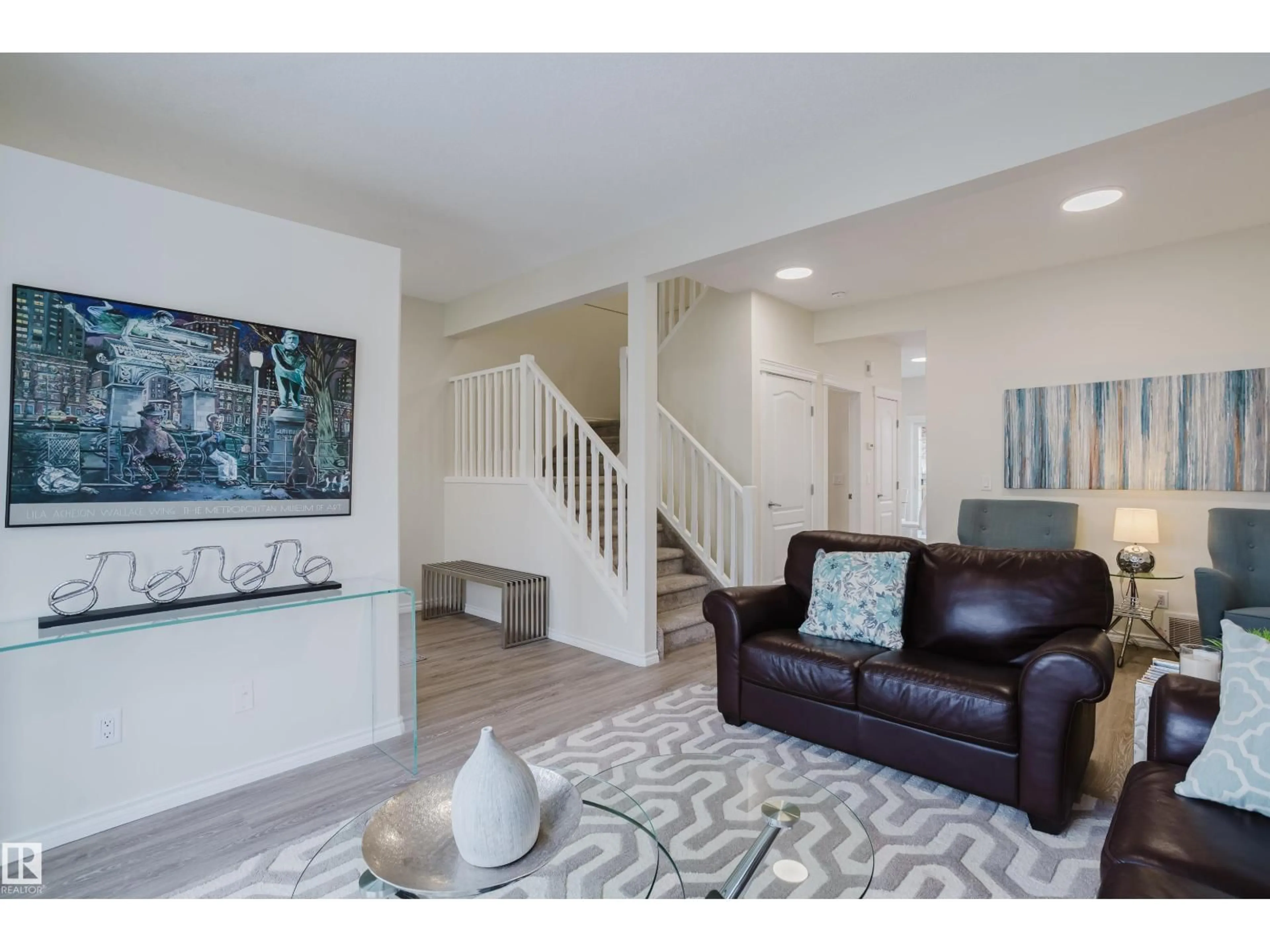 Living room with furniture, unknown for #42 - 1780 GLASTONBURY BV, Edmonton Alberta T5T6P9