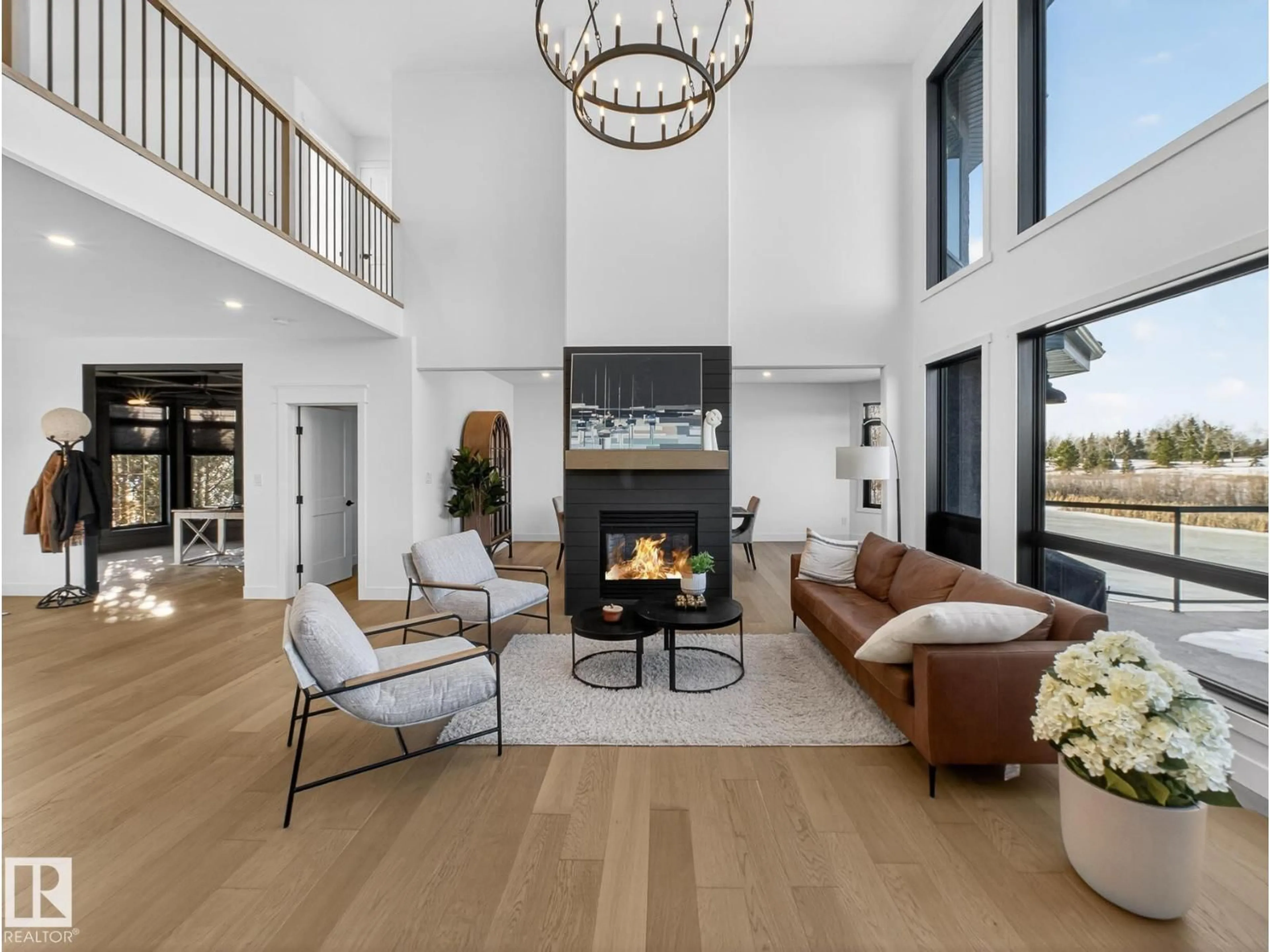 Living room with furniture, unknown for HB - 92 NOTTINGHAM, Sherwood Park Alberta T8A6G2