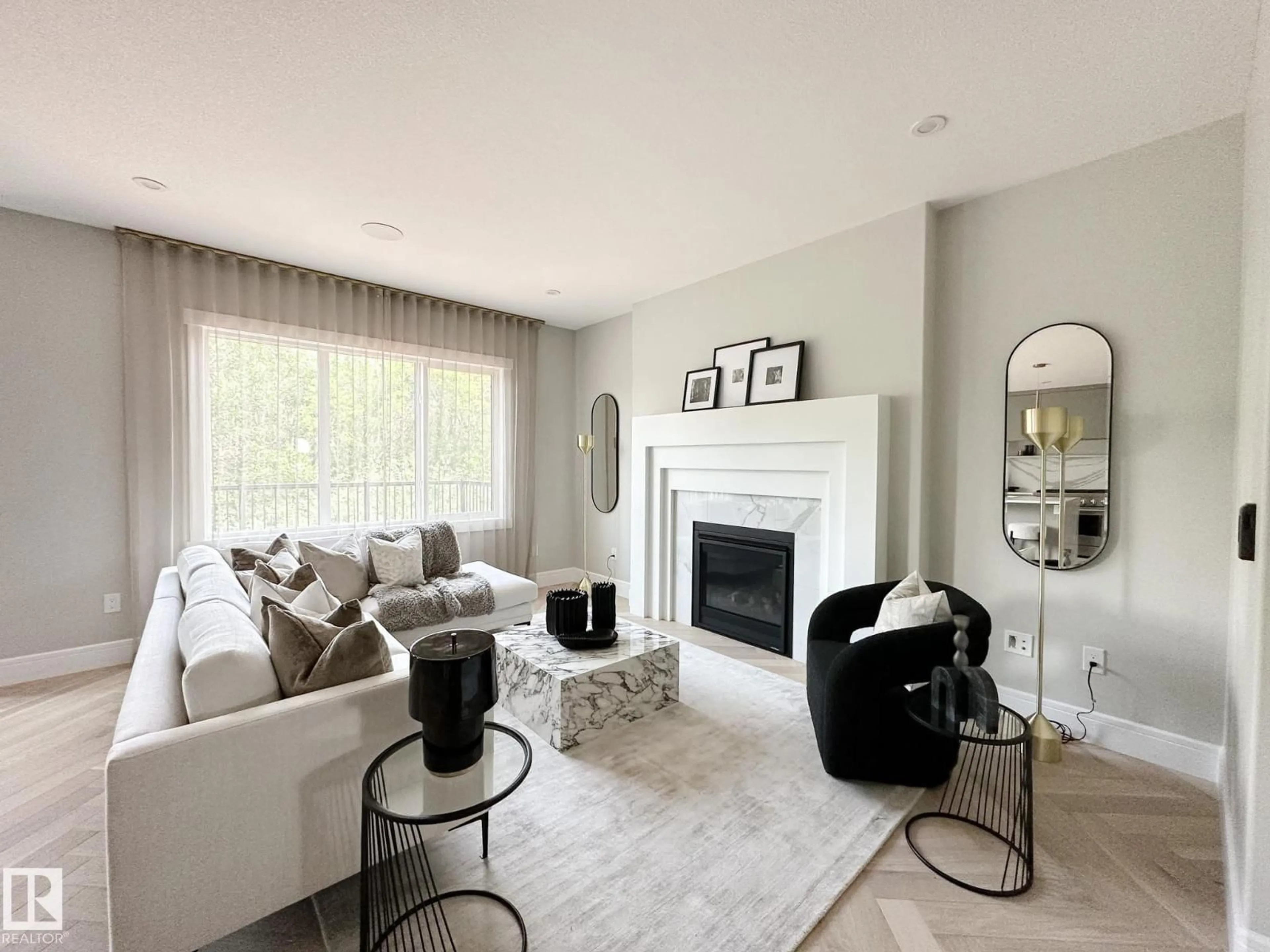 Living room with furniture, unknown for NE - 17427 7 ST, Edmonton Alberta T5Y4E7