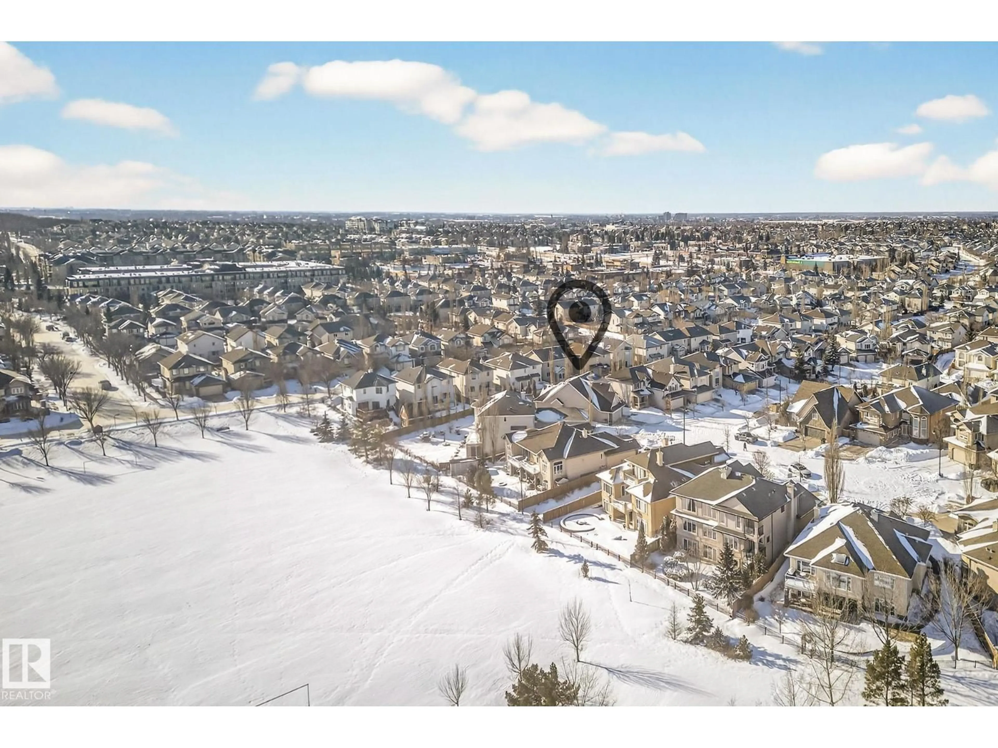 A pic from outside/outdoor area/front of a property/back of a property/a pic from drone, unknown for 2036 HILLIARD PL, Edmonton Alberta T6R3P5