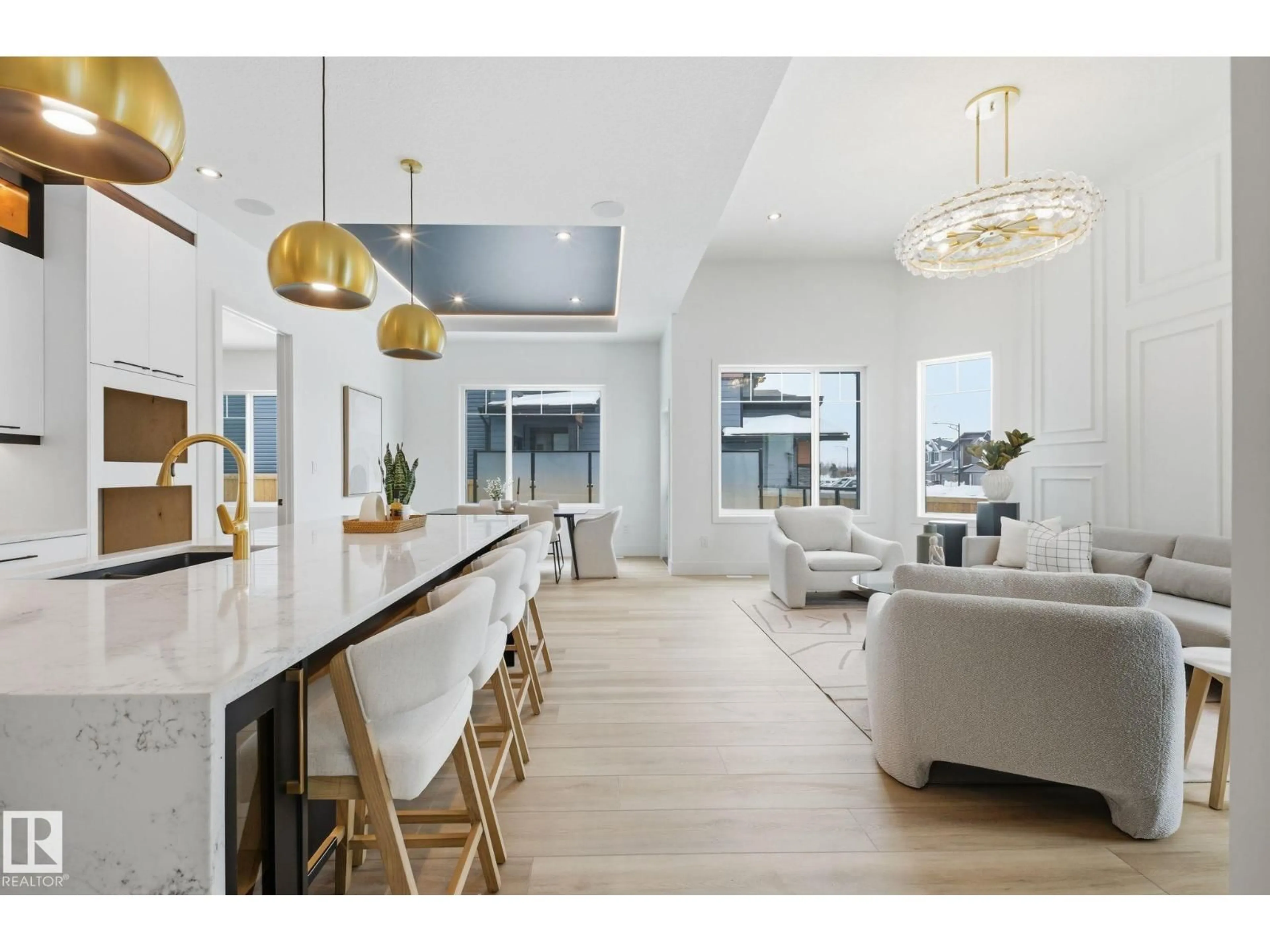 Open concept kitchen, unknown for NE - 296 165 AV, Edmonton Alberta T5Y4J3