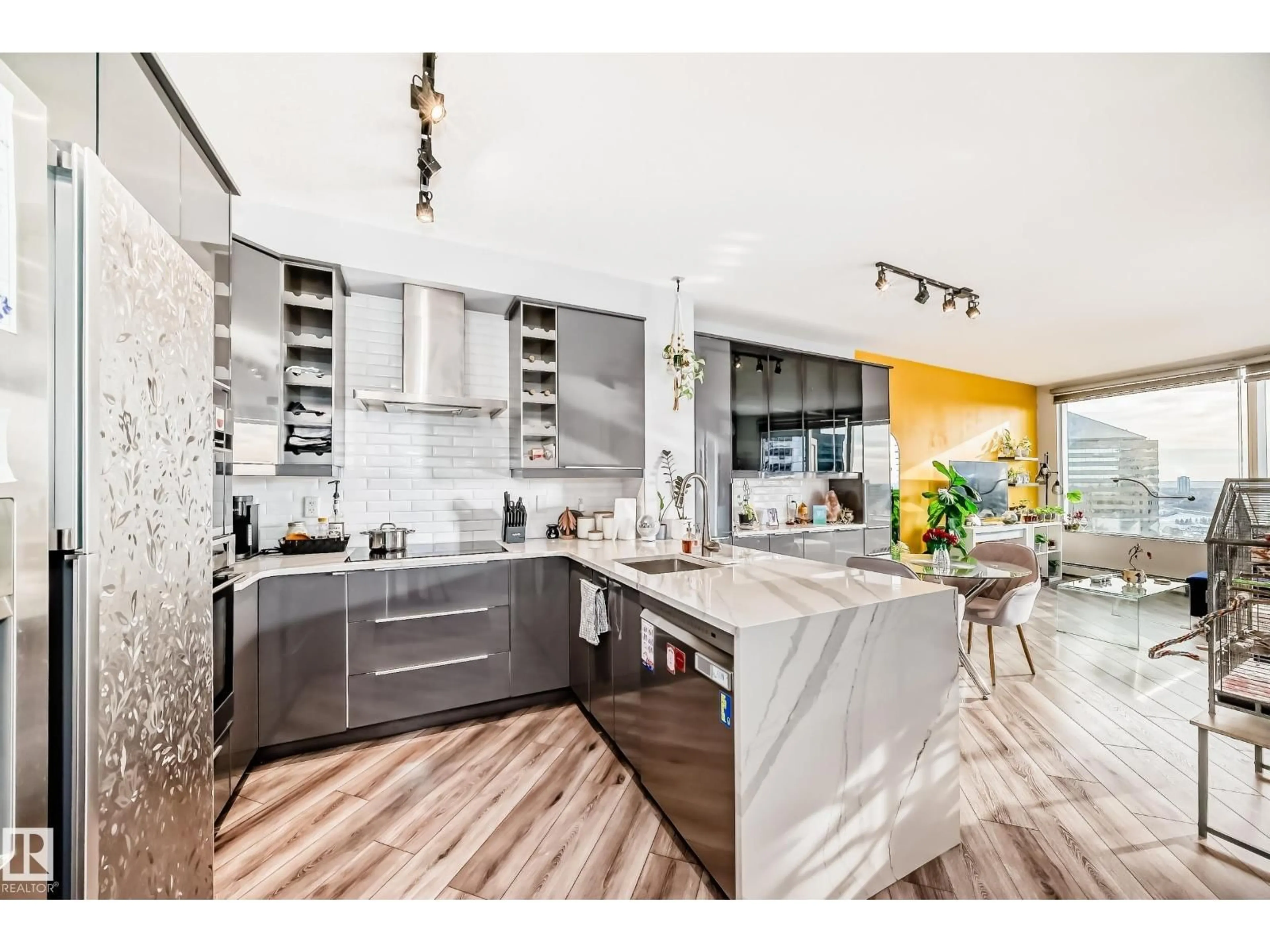 Open concept kitchen, unknown for 2004 - 10136 104 ST, Edmonton Alberta T5J0B5