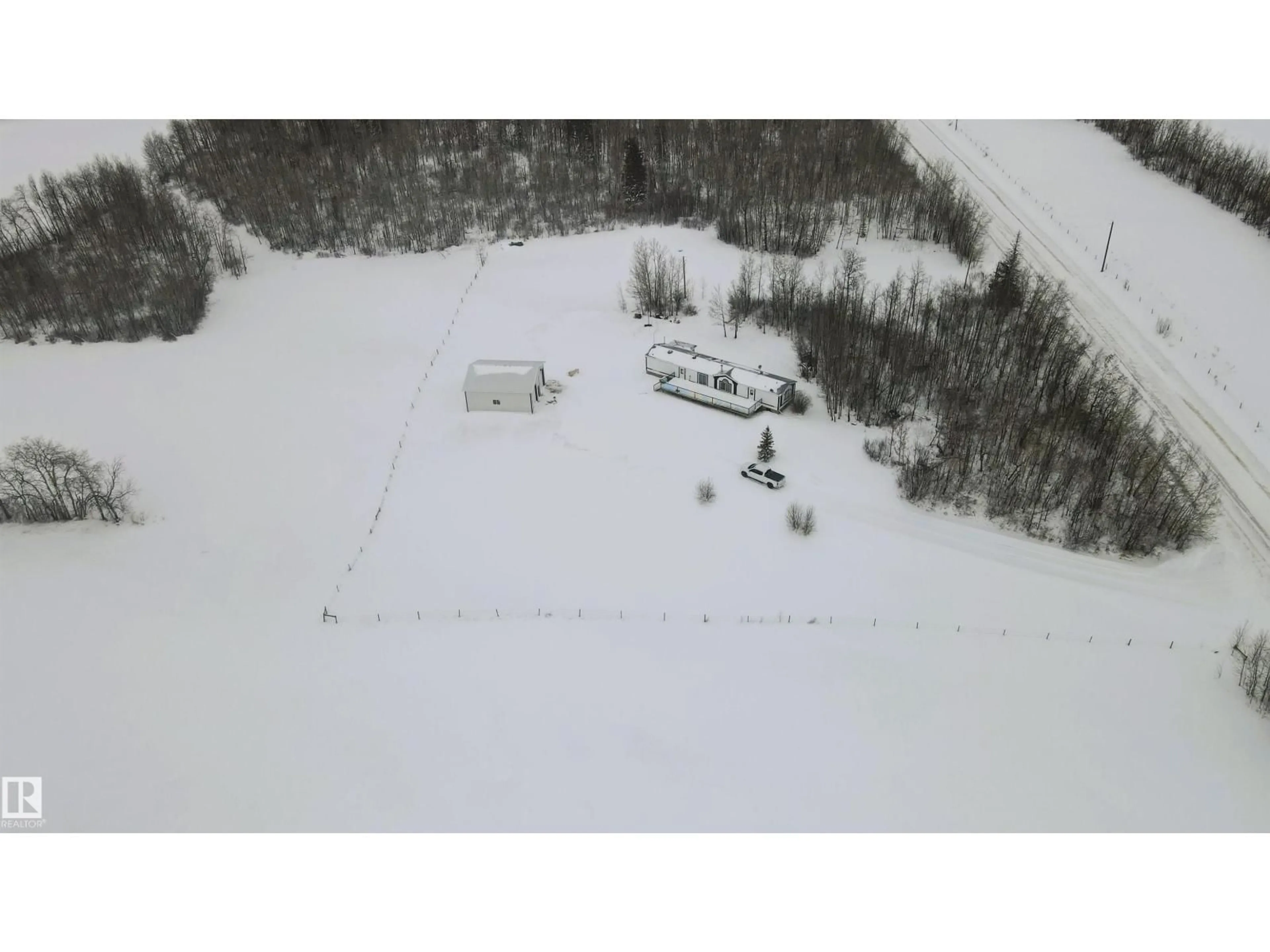A pic from outside/outdoor area/front of a property/back of a property/a pic from drone, mountain view for 59502 RGE RD 102, Rural St. Paul County Alberta T0A2K0
