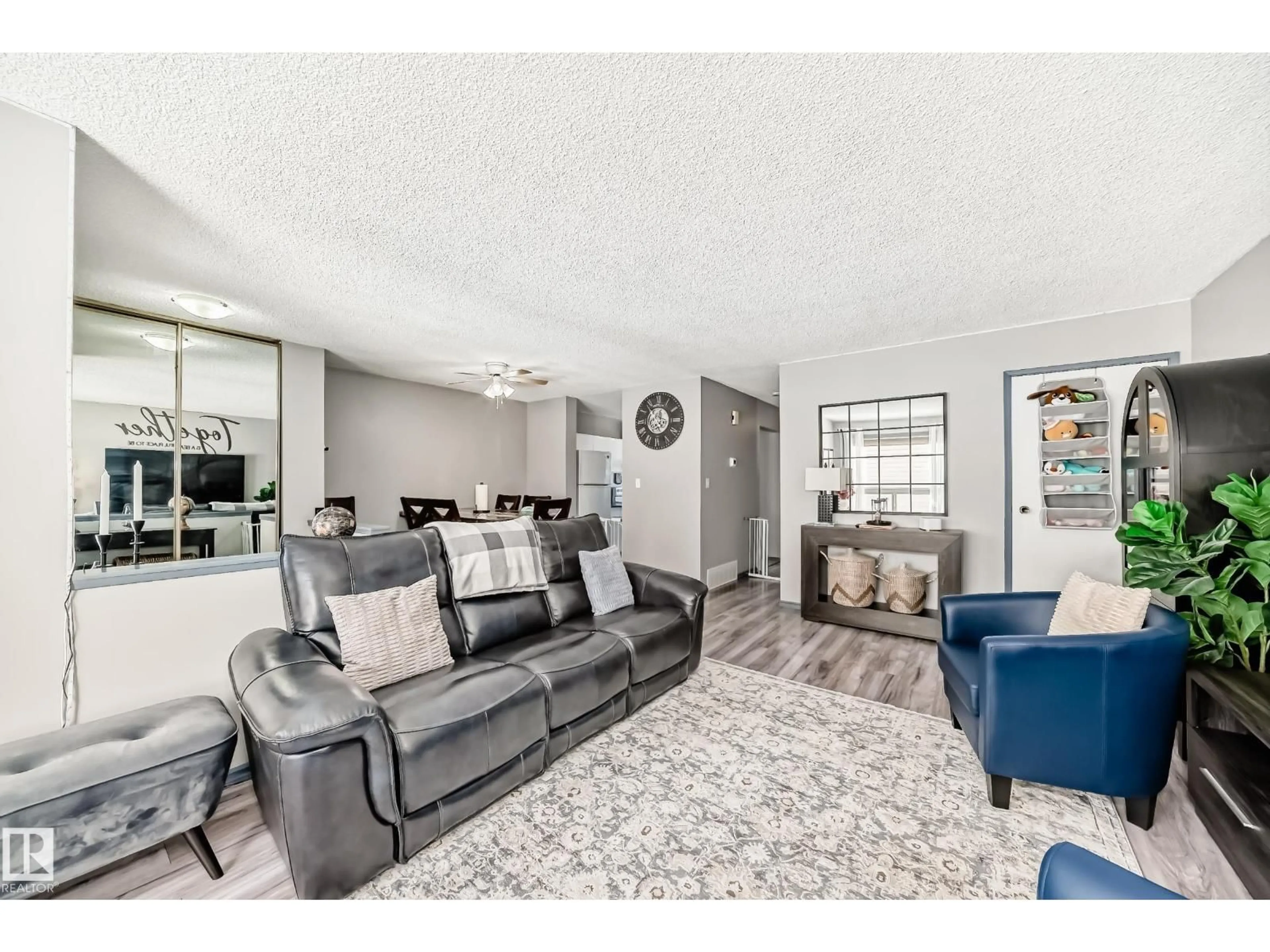 Living room with furniture, unknown for 214A WARWICK RD, Edmonton Alberta T5X4P8