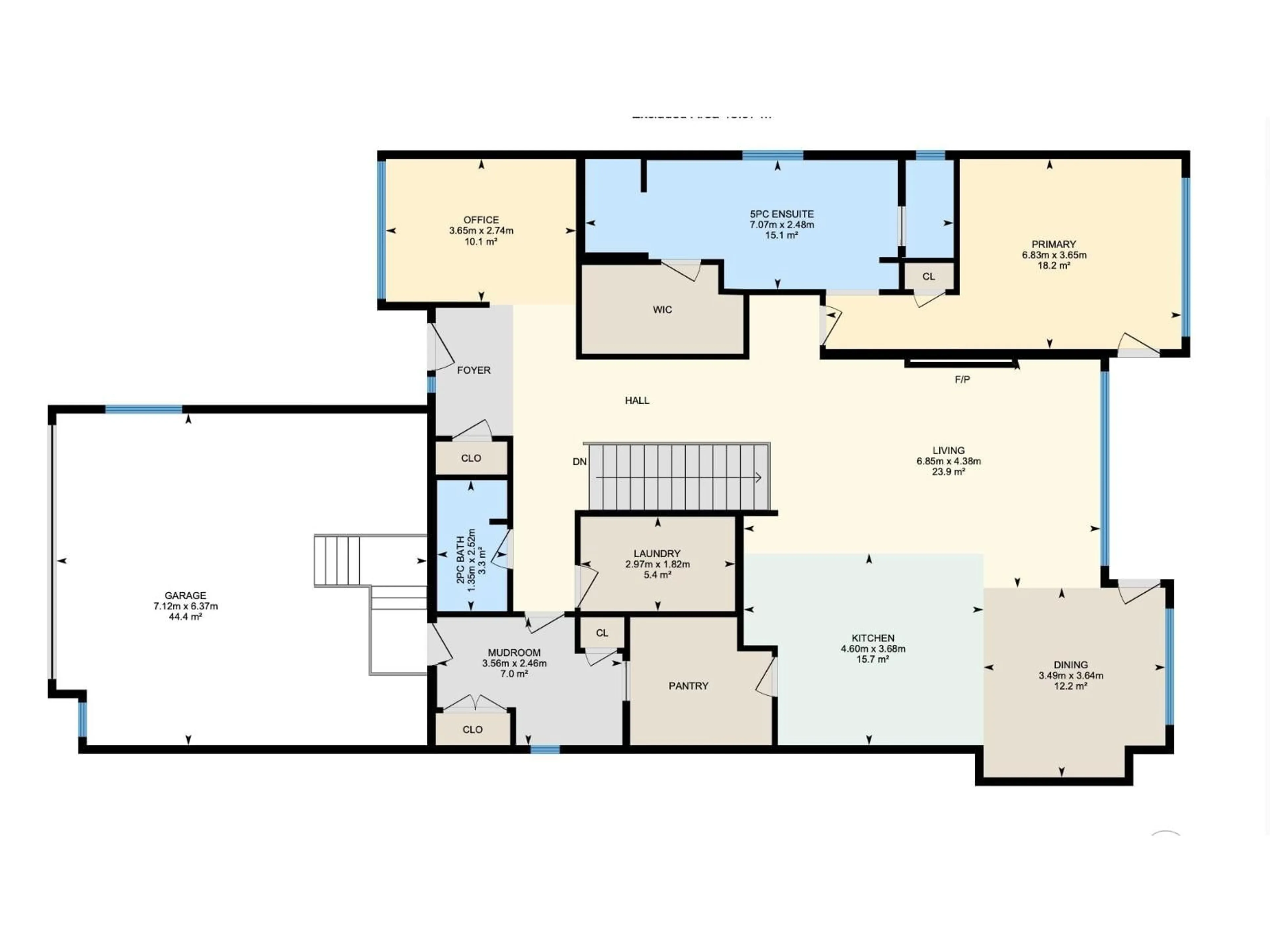 Floor plan for SW - 4683 CHEGWIN WD, Edmonton Alberta T6W4A7
