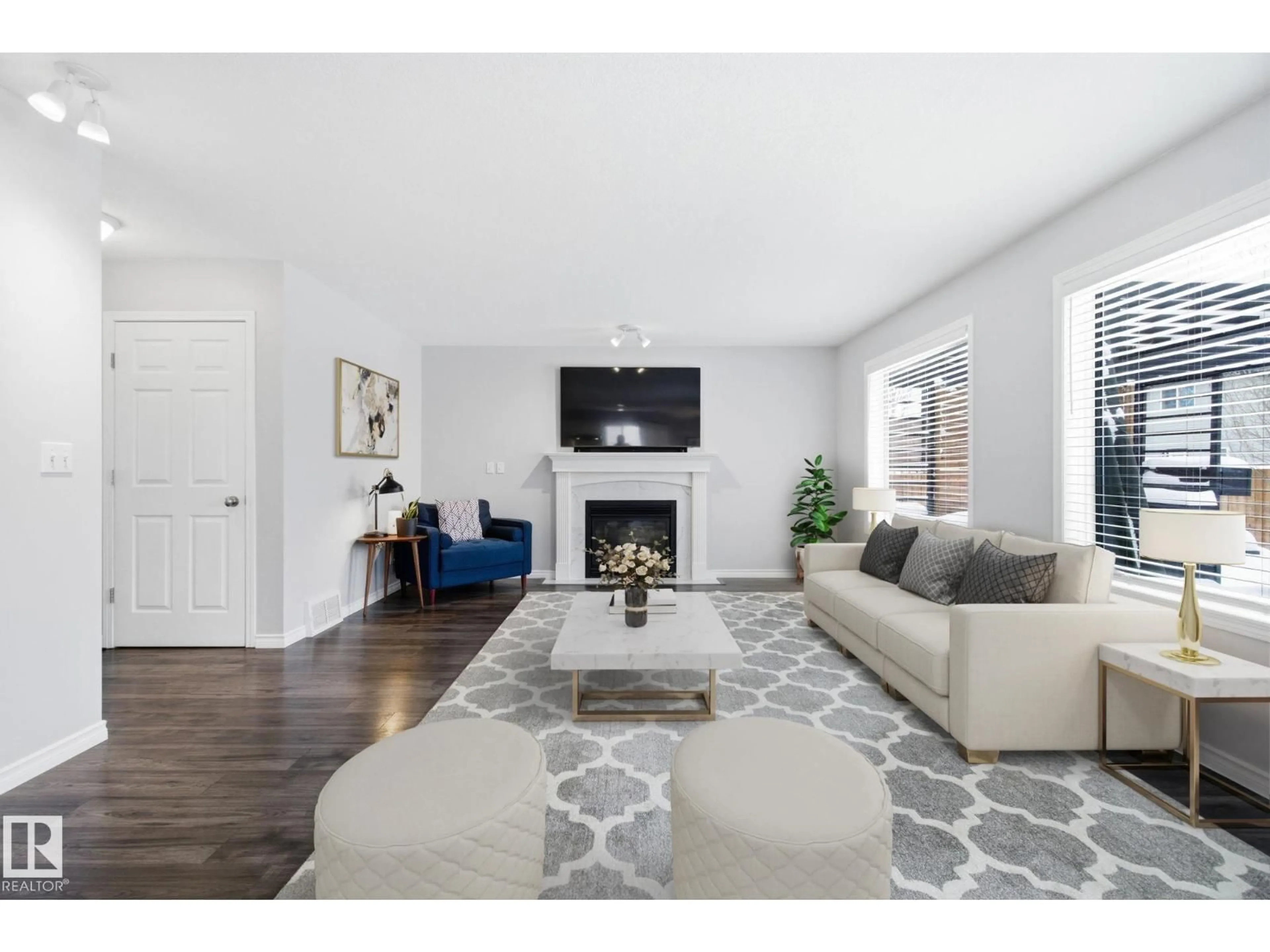 Living room with furniture, unknown for 5302 57 AV, Stony Plain Alberta T7Z2M6