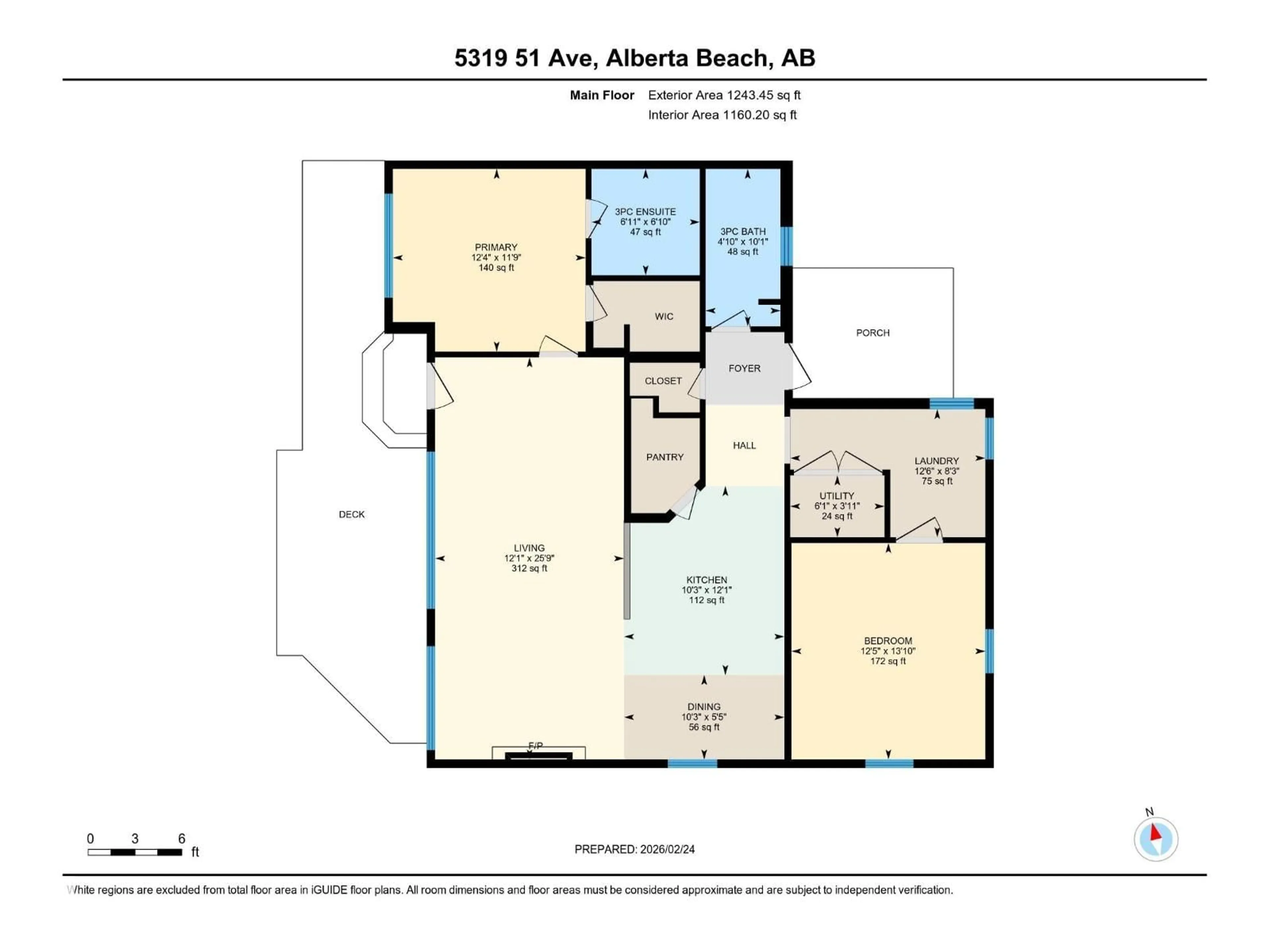 Floor plan for 5319 51 AV, Rural Lac Ste. Anne County Alberta T0E0A0
