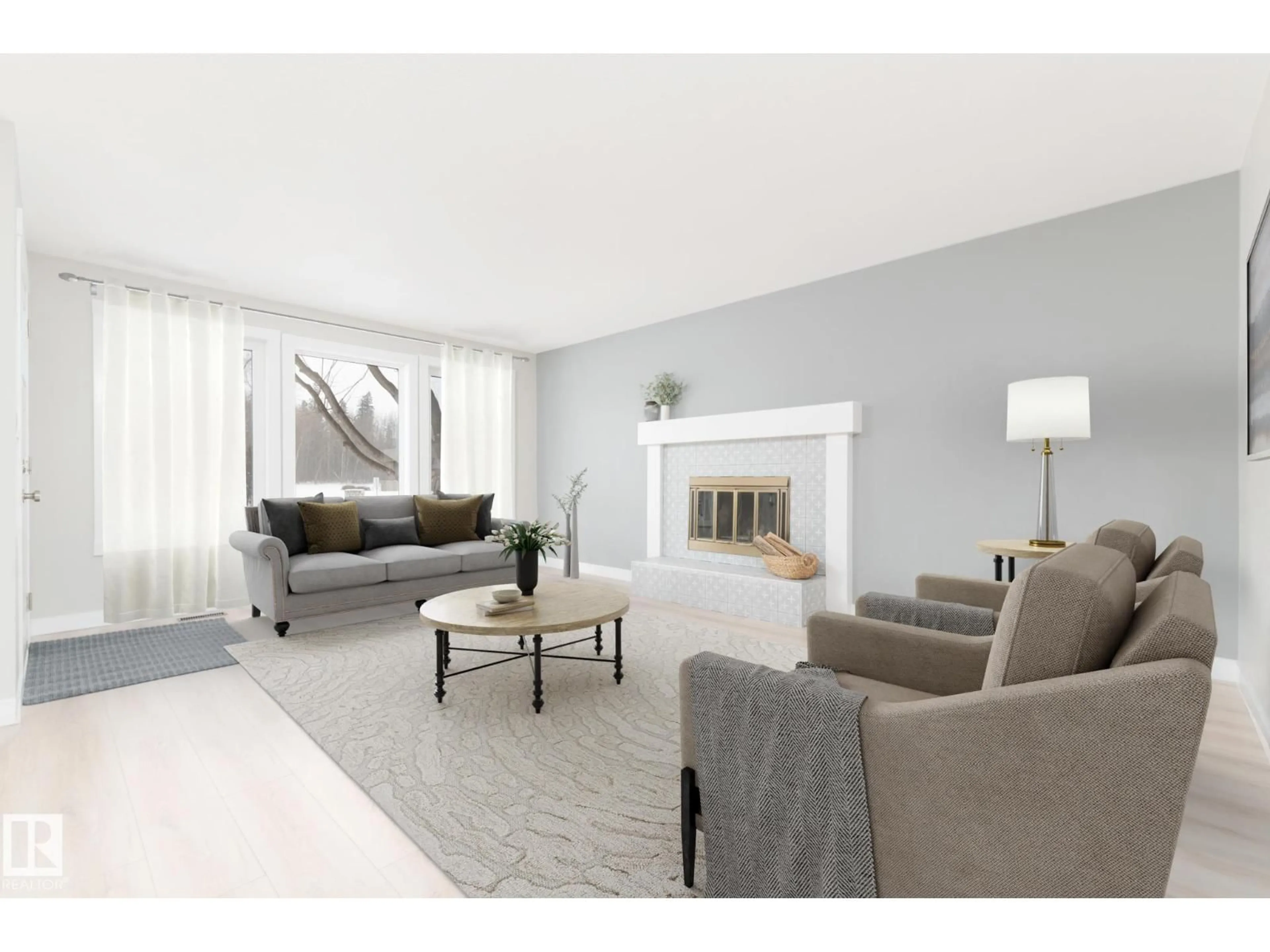 Living room with furniture, unknown for 5 BROWN ST, Stony Plain Alberta T7Z1E8