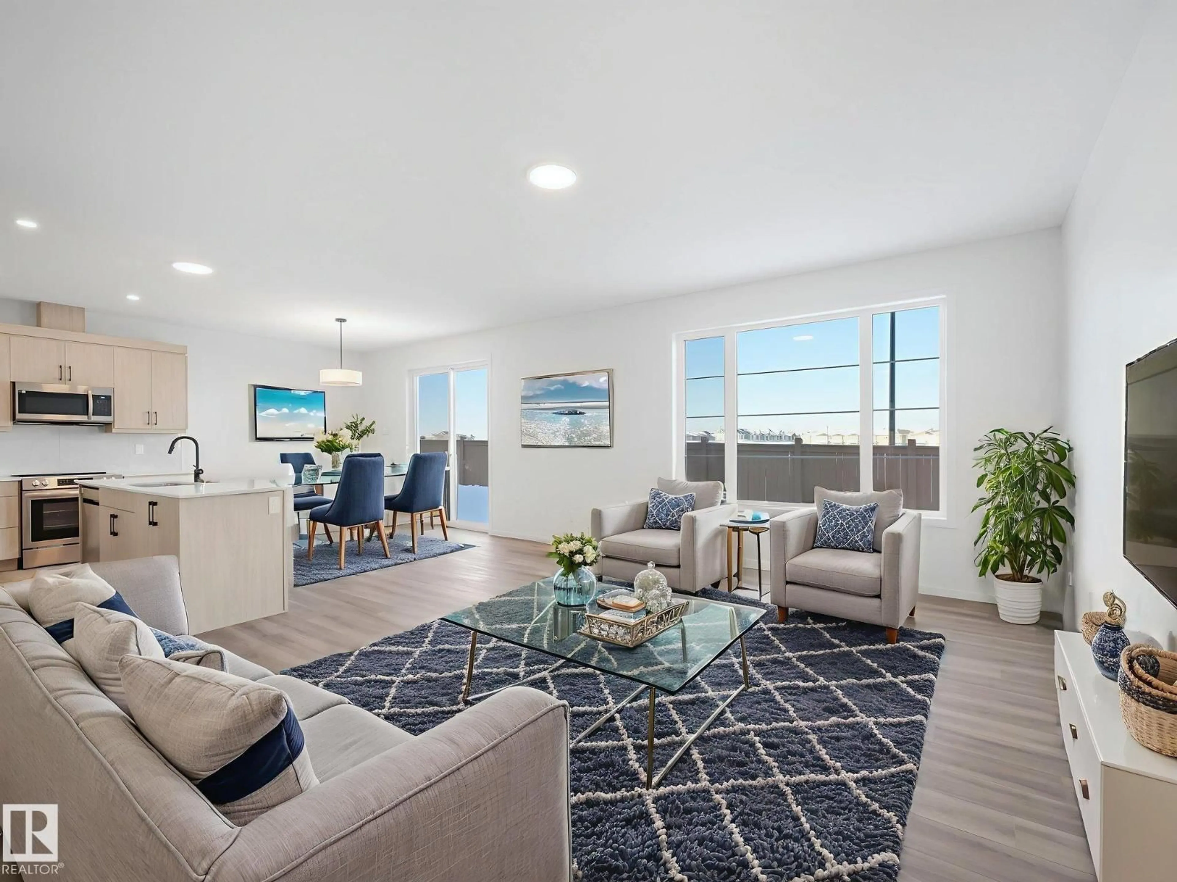 Living room with furniture, unknown for 20506 16A AV, Edmonton Alberta T6M3E5