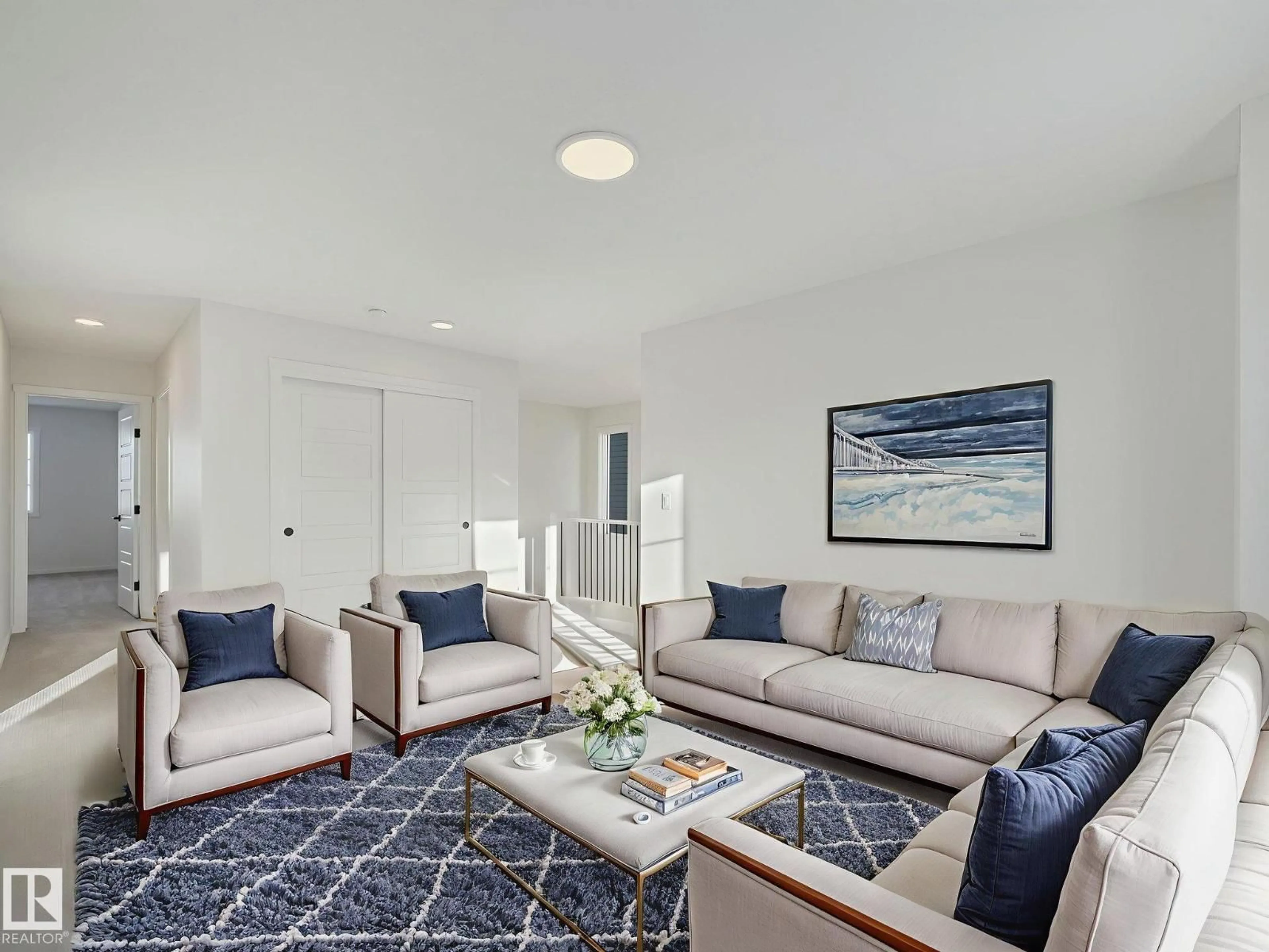 Living room with furniture, unknown for 20506 16A AV, Edmonton Alberta T6M3E5