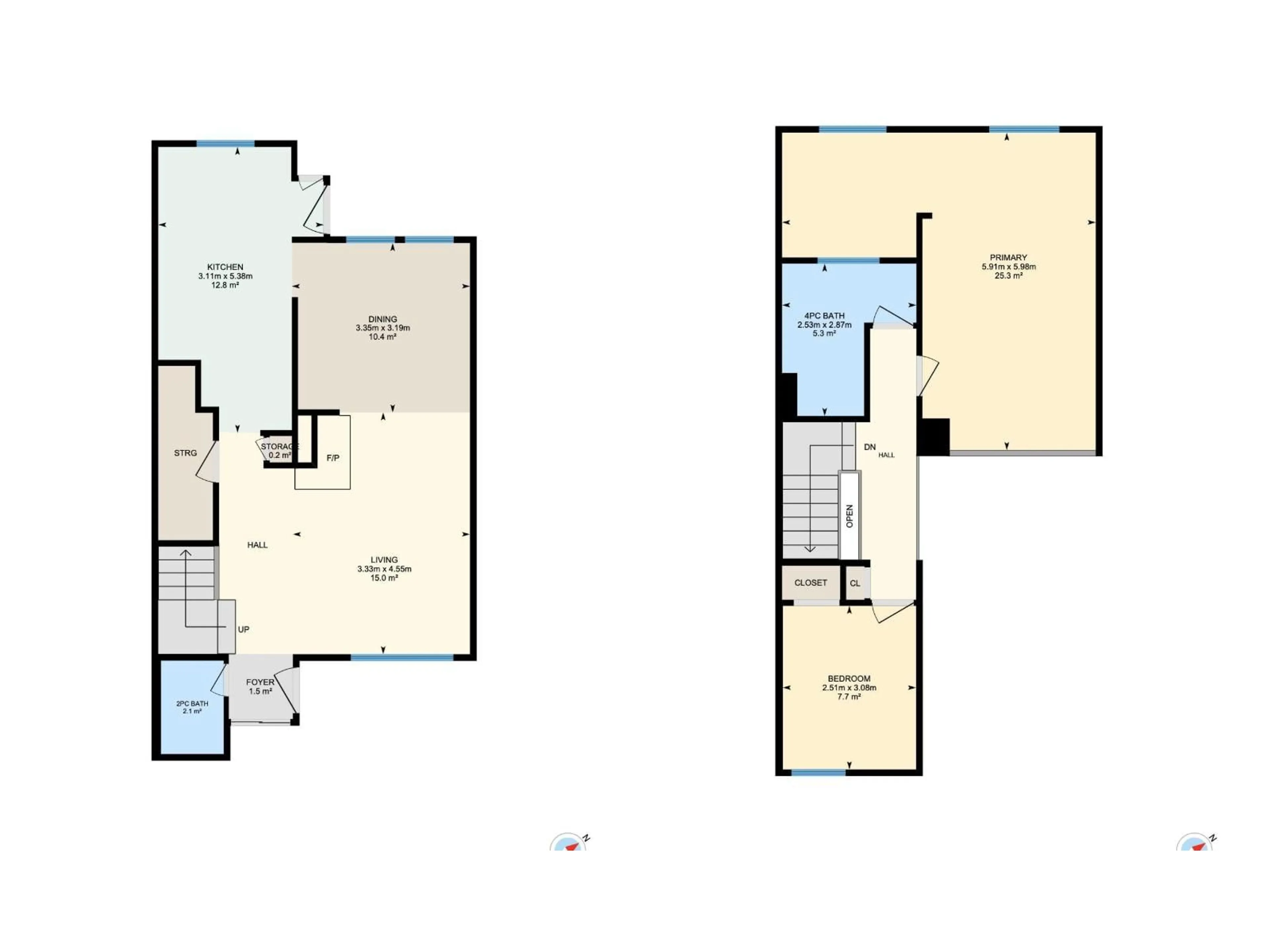 Floor plan for 5359 HILL VIEW CR, Edmonton Alberta T6L1V9