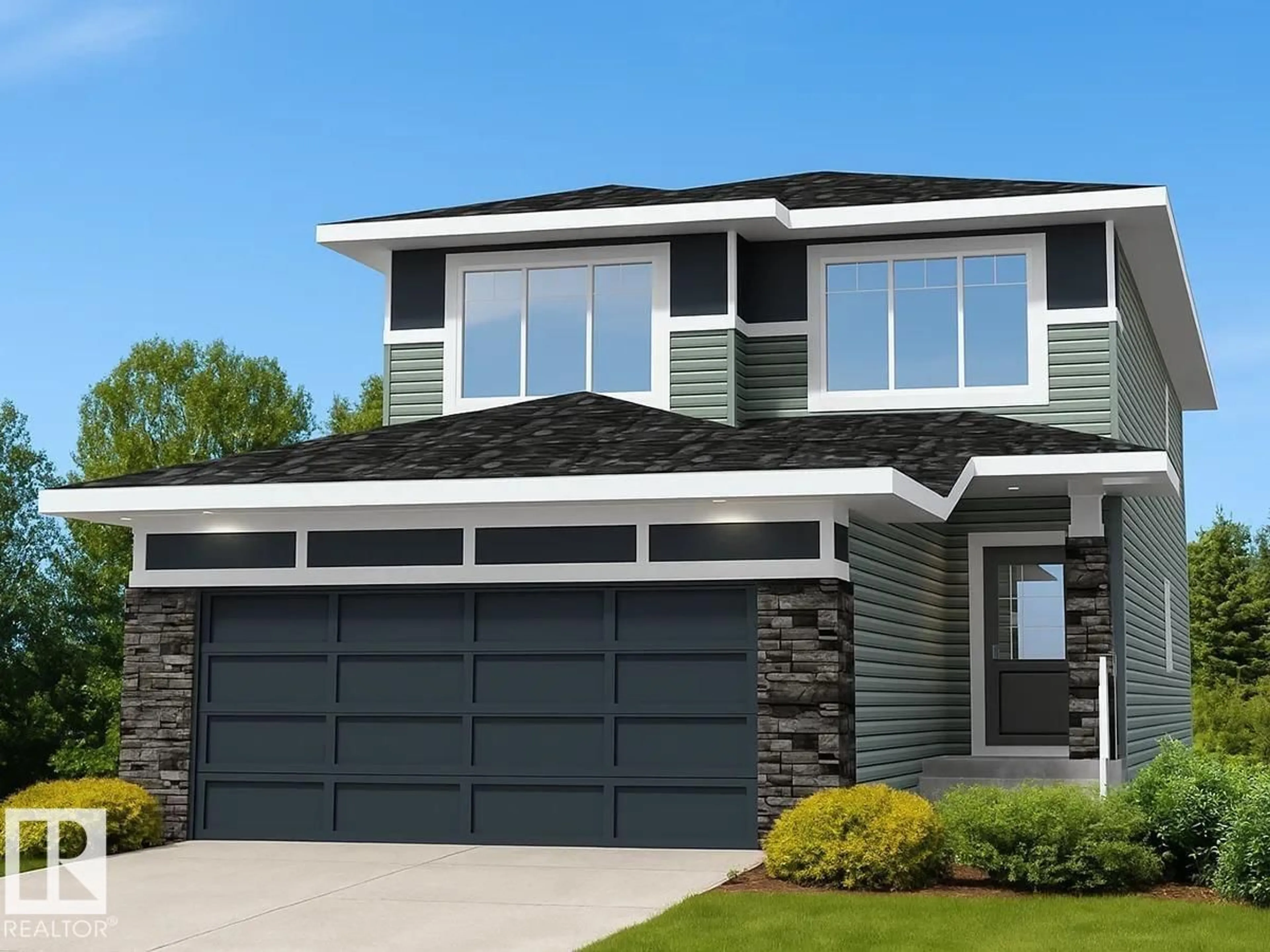 Home with vinyl exterior material, street for 491 CANTER WD, Sherwood Park Alberta T8A4V2