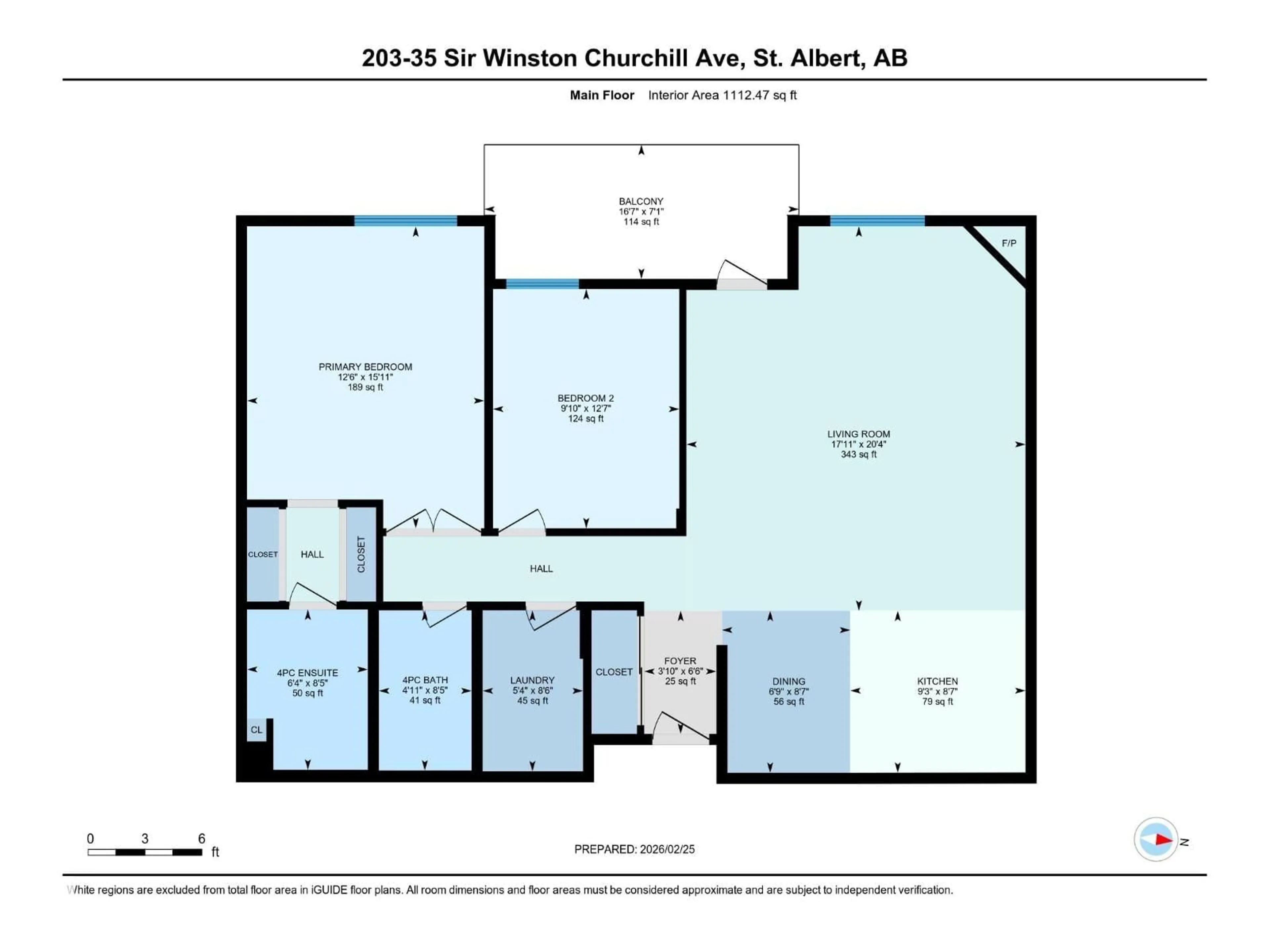 Floor plan for #203 - 35 SIR WINSTON CHURCHILL AV, St. Albert Alberta T8N0G3