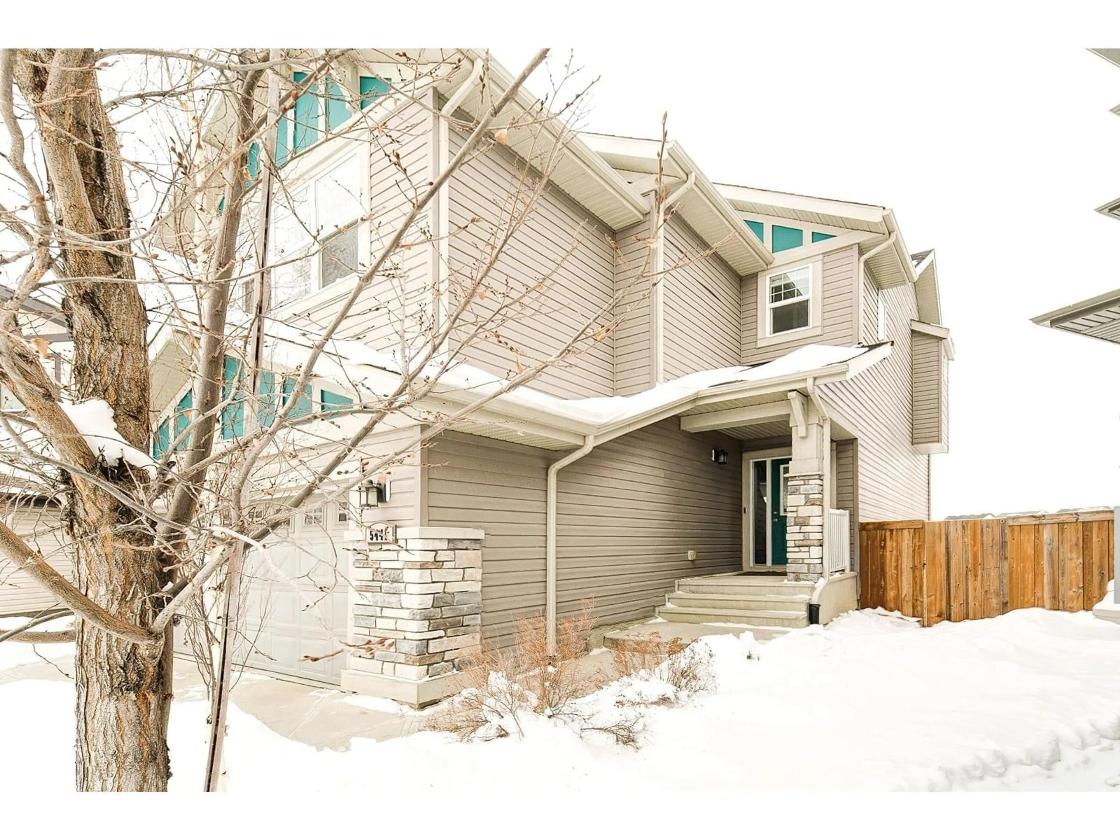 Home with vinyl exterior material, street for 5441 ALLBRIGHT SQUARE, Edmonton Alberta T6W3H7