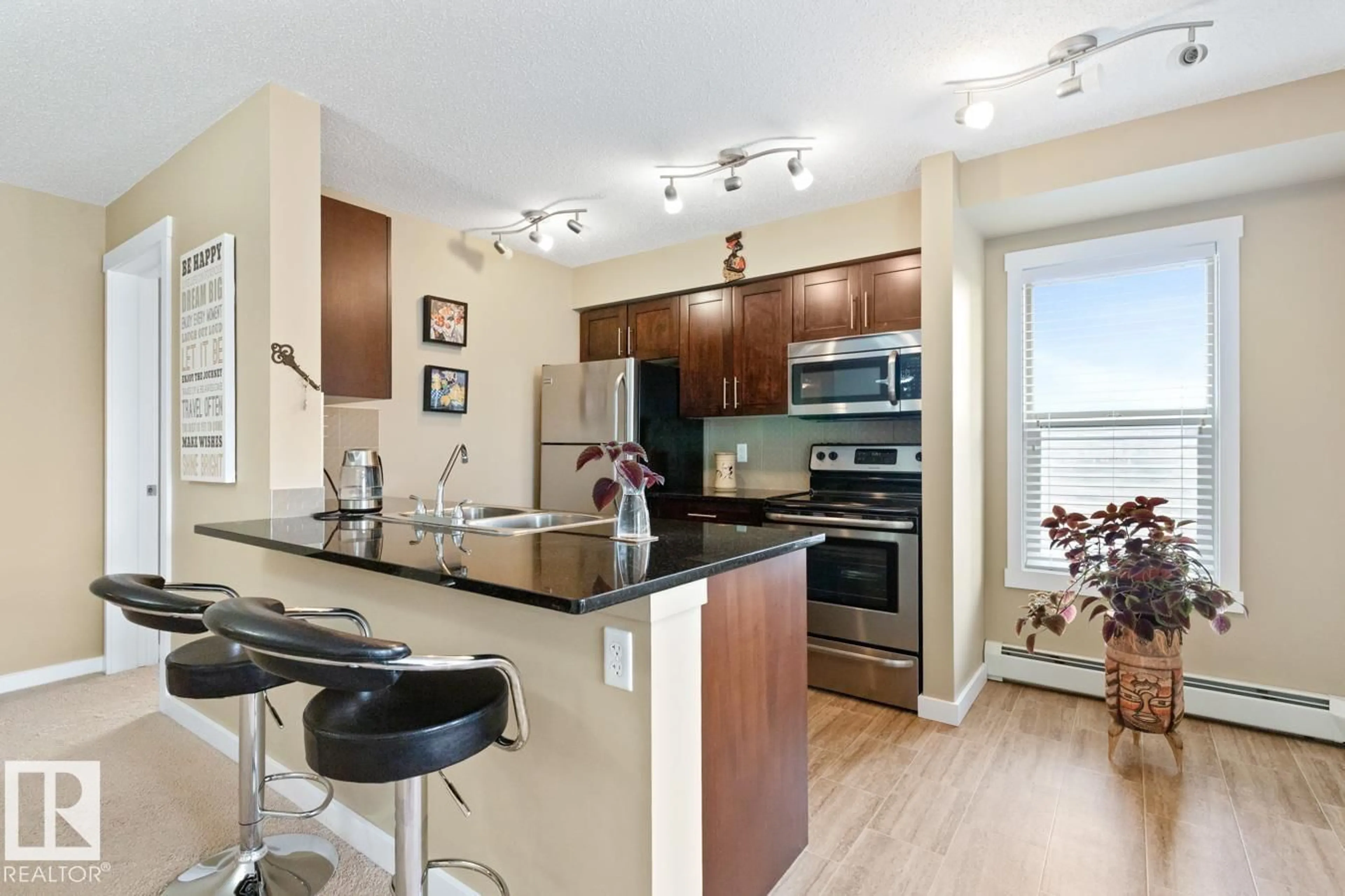 Open concept kitchen, unknown for #216 - 5390 CHAPPELLE RD, Edmonton Alberta T6W3K7