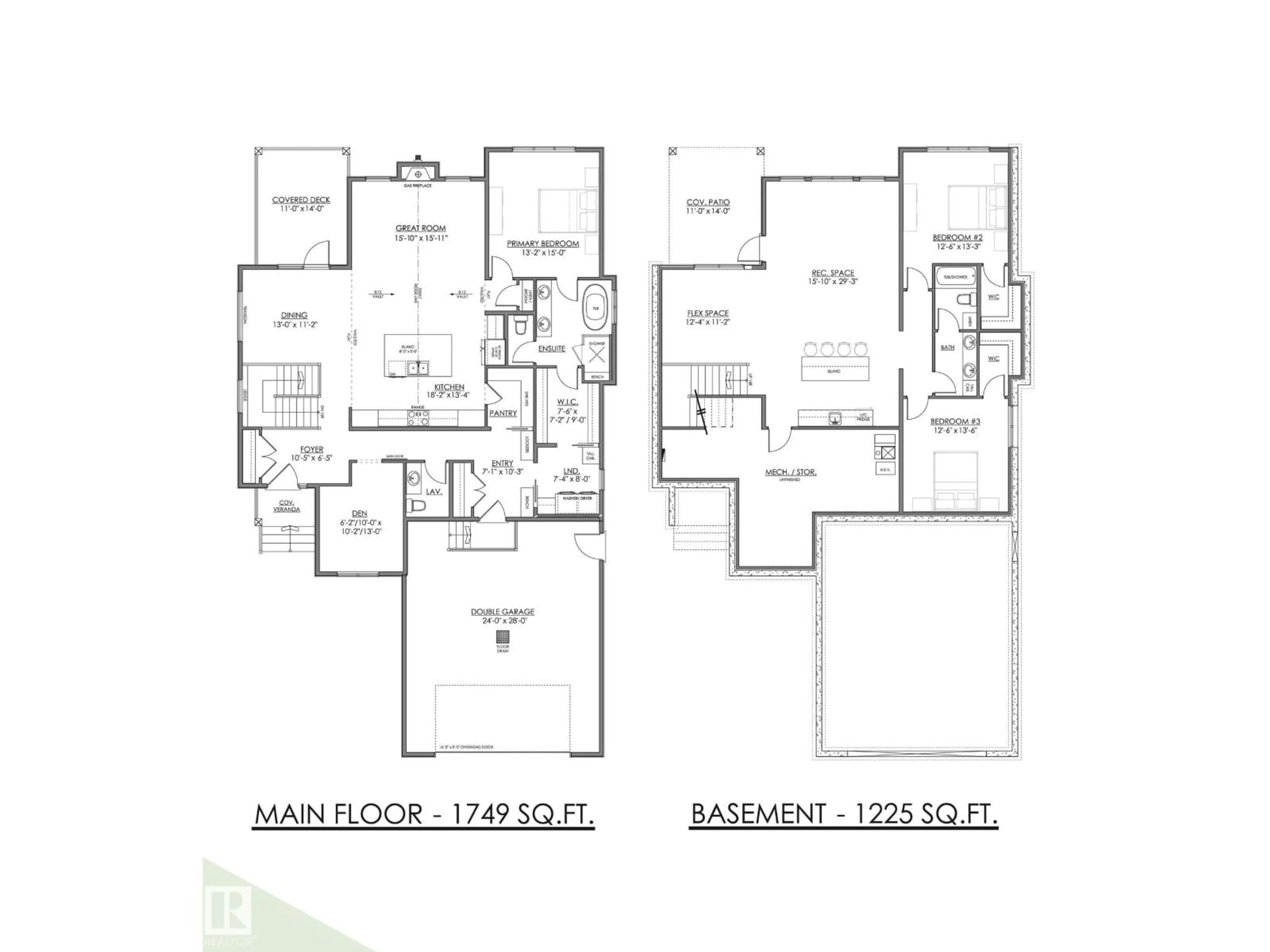 Floor plan for 128 LILAC CL, Leduc Alberta T9E1R3