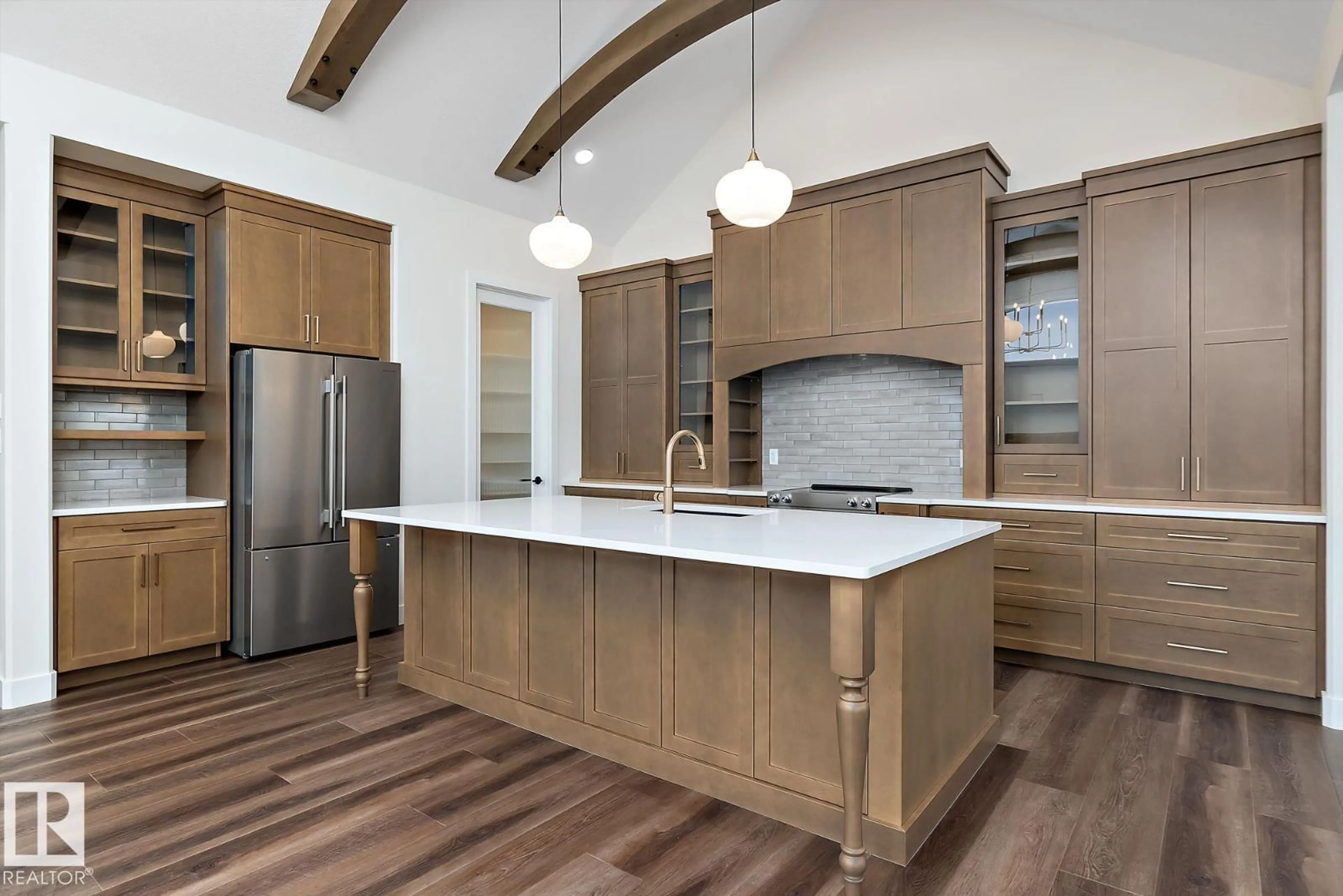 Open concept kitchen, unknown for 128 LILAC CL, Leduc Alberta T9E1R3