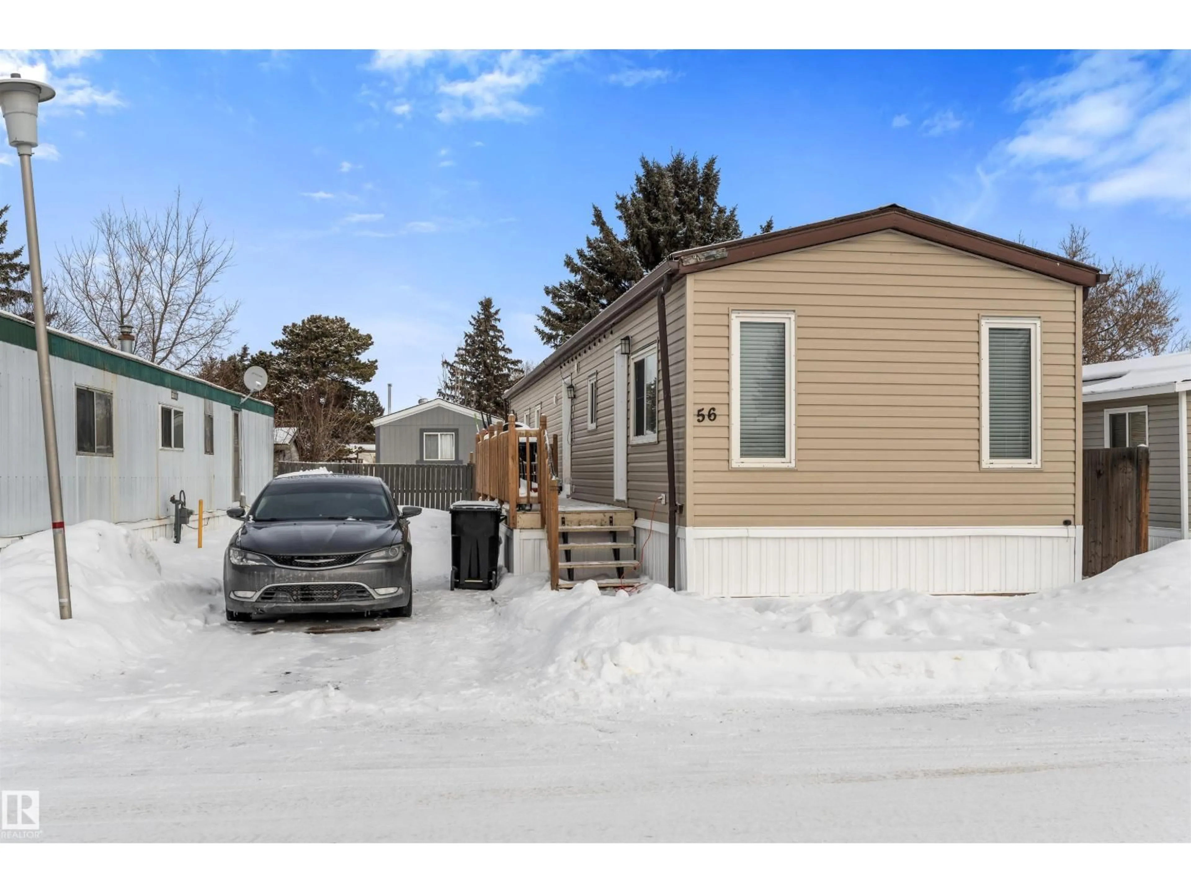 Home with vinyl exterior material, street for 56 WESTVIEW BOULEVARD, Edmonton Alberta T5S1T5