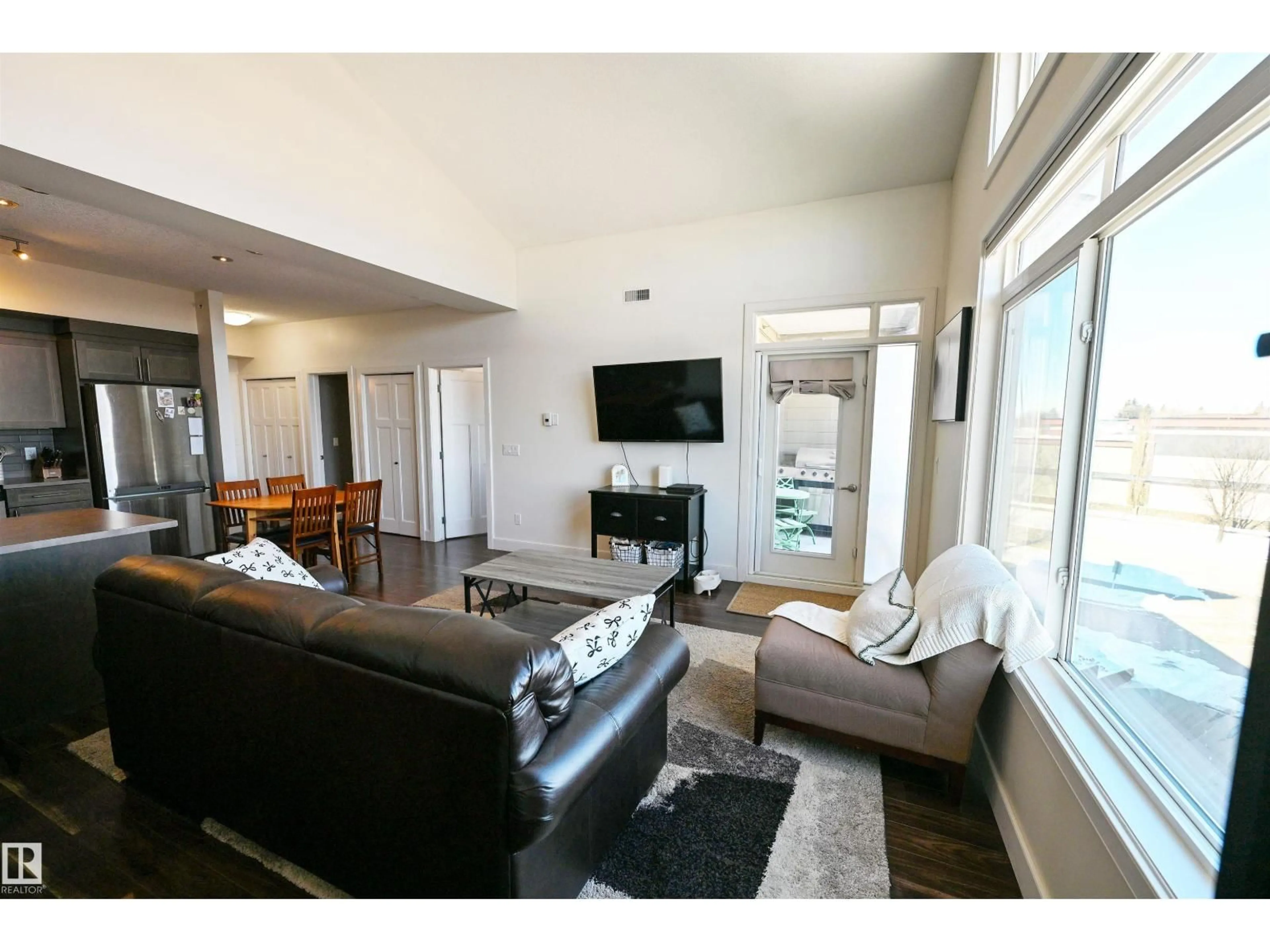 Living room with furniture, unknown for 302 - 279 WYE RD, Sherwood Park Alberta T8B0A7