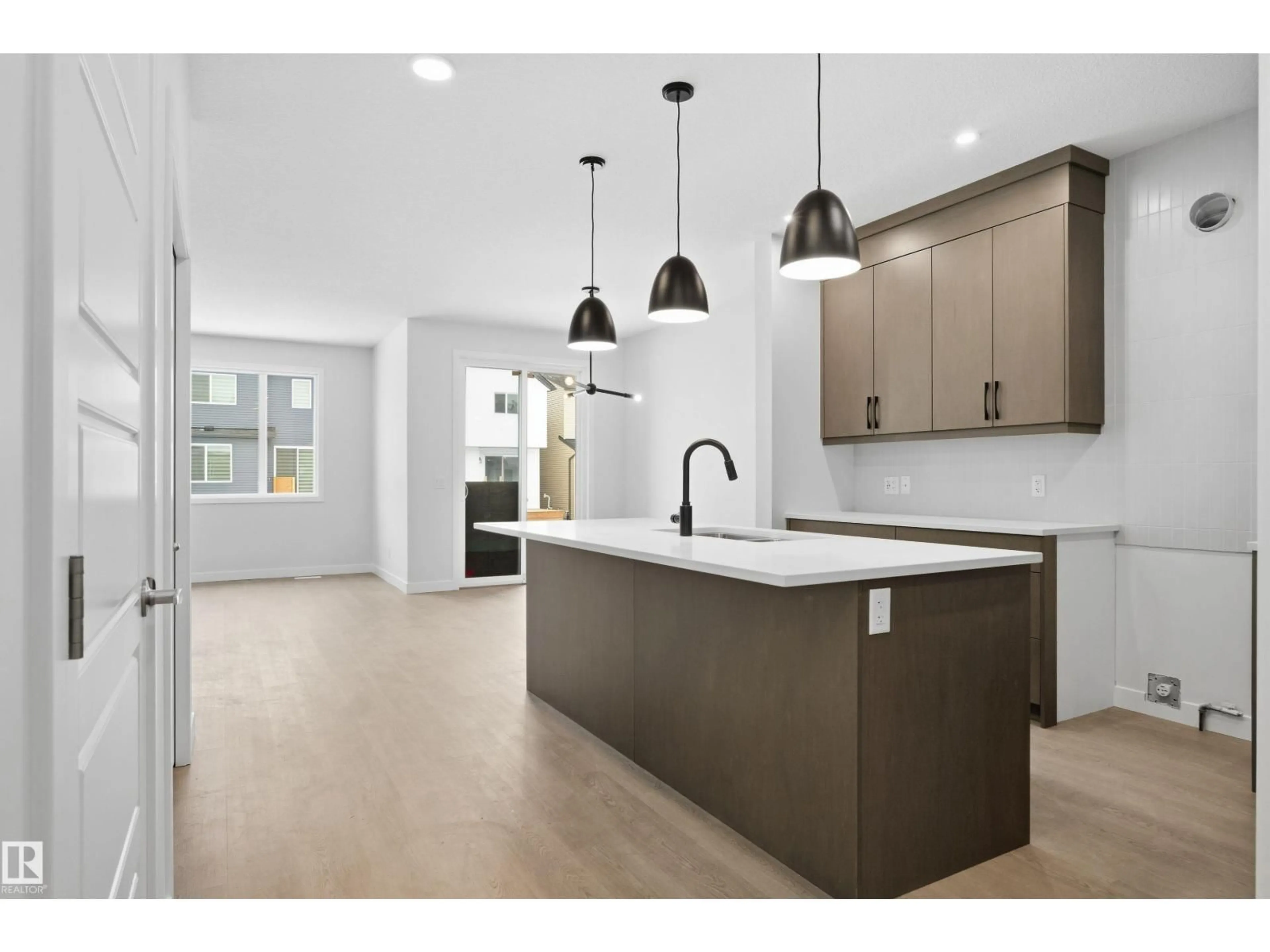 Open concept kitchen, unknown for NW - 8964 ELVES LO, Edmonton Alberta T6M3G3