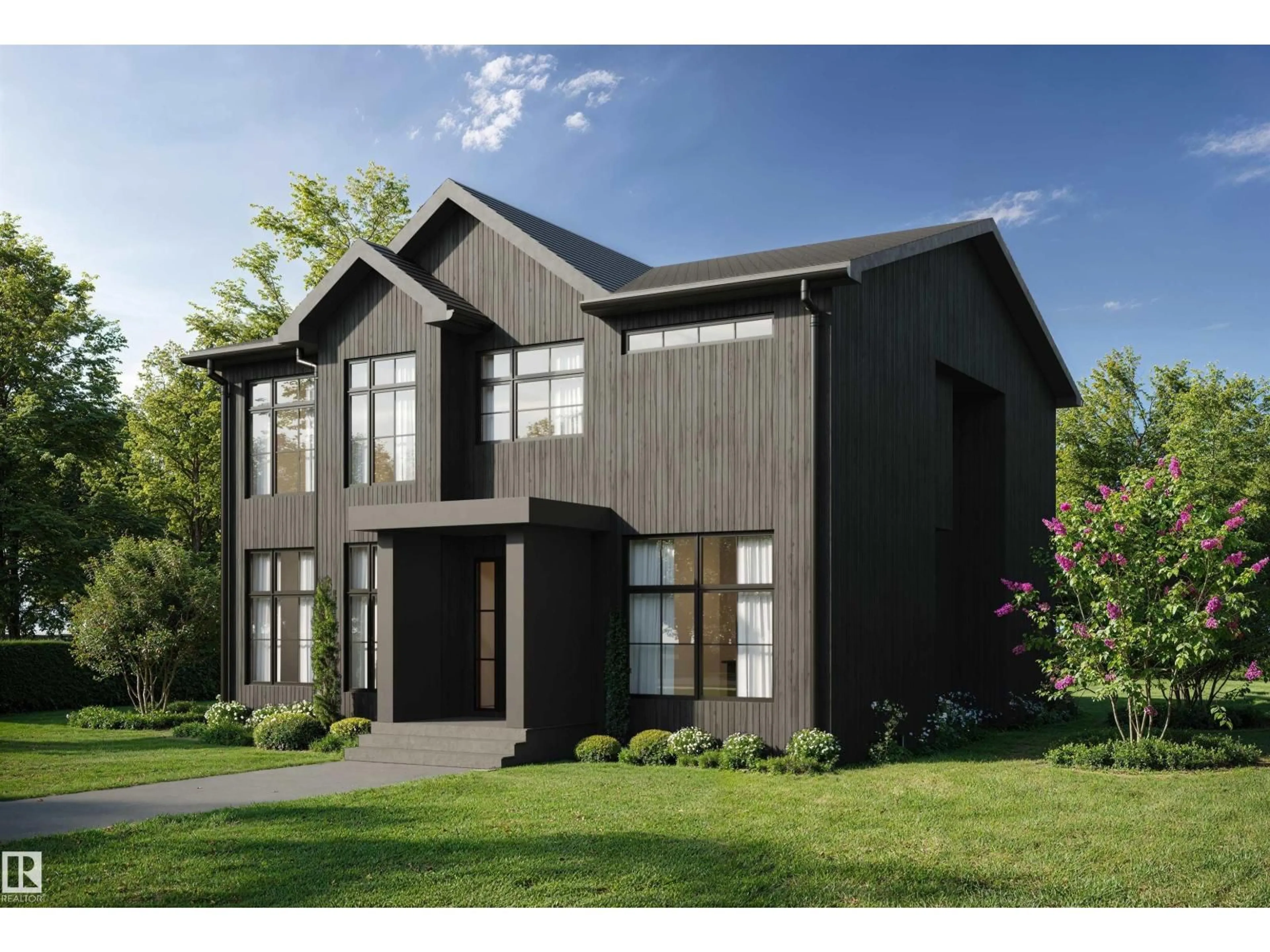 Home with brick exterior material, street for NW - 9243 148 ST, Edmonton Alberta T5R1A4