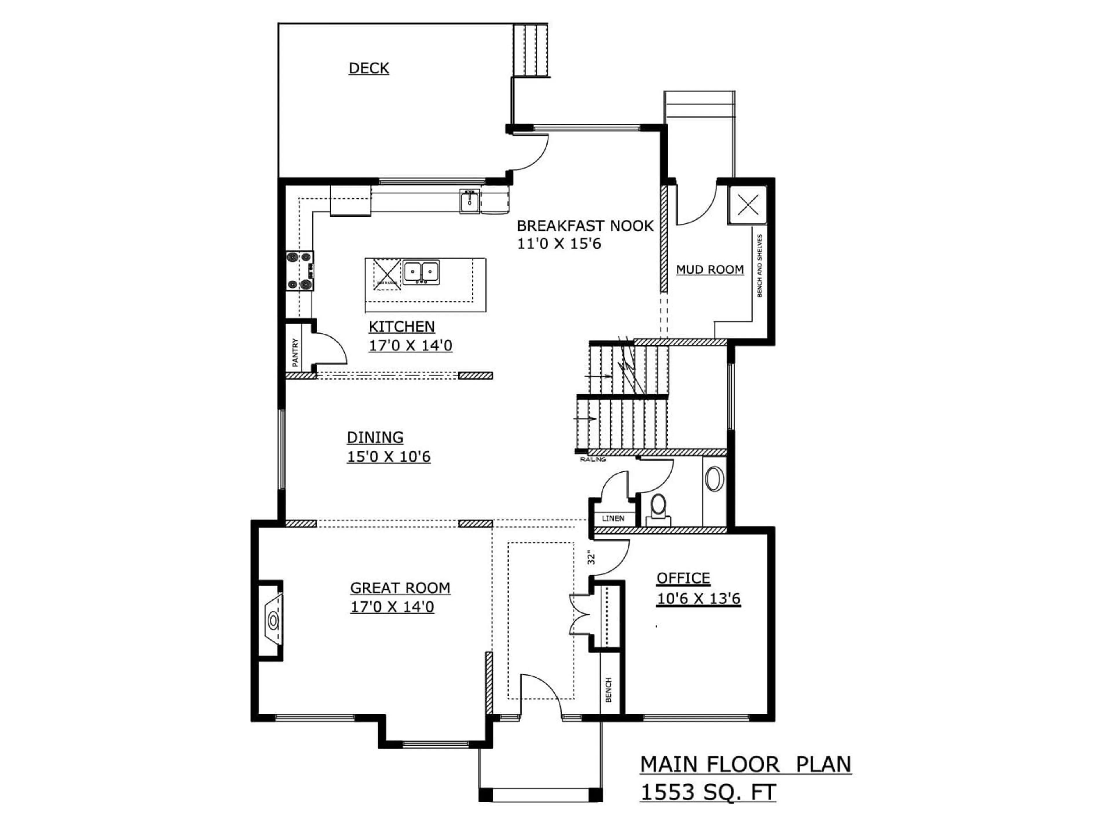 Floor plan for NW - 9243 148 ST, Edmonton Alberta T5R1A4